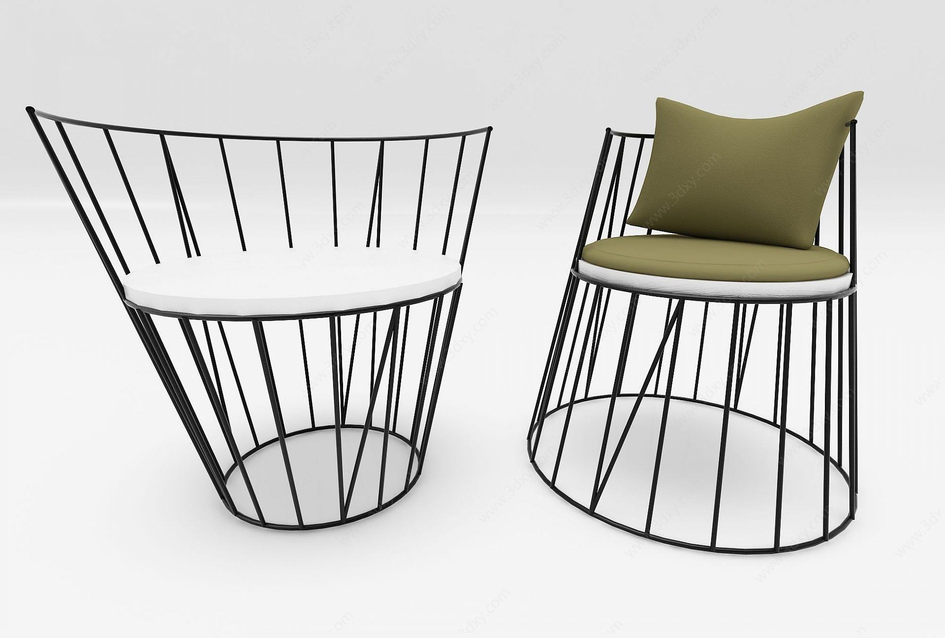 休闲椅3D模型