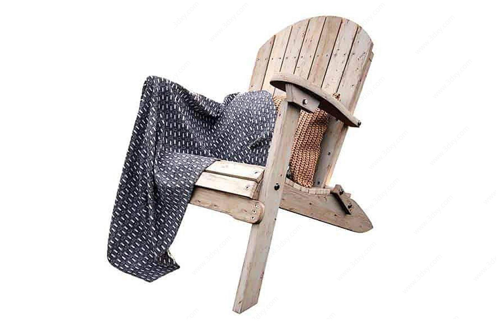 现代装饰休闲椅子3D模型