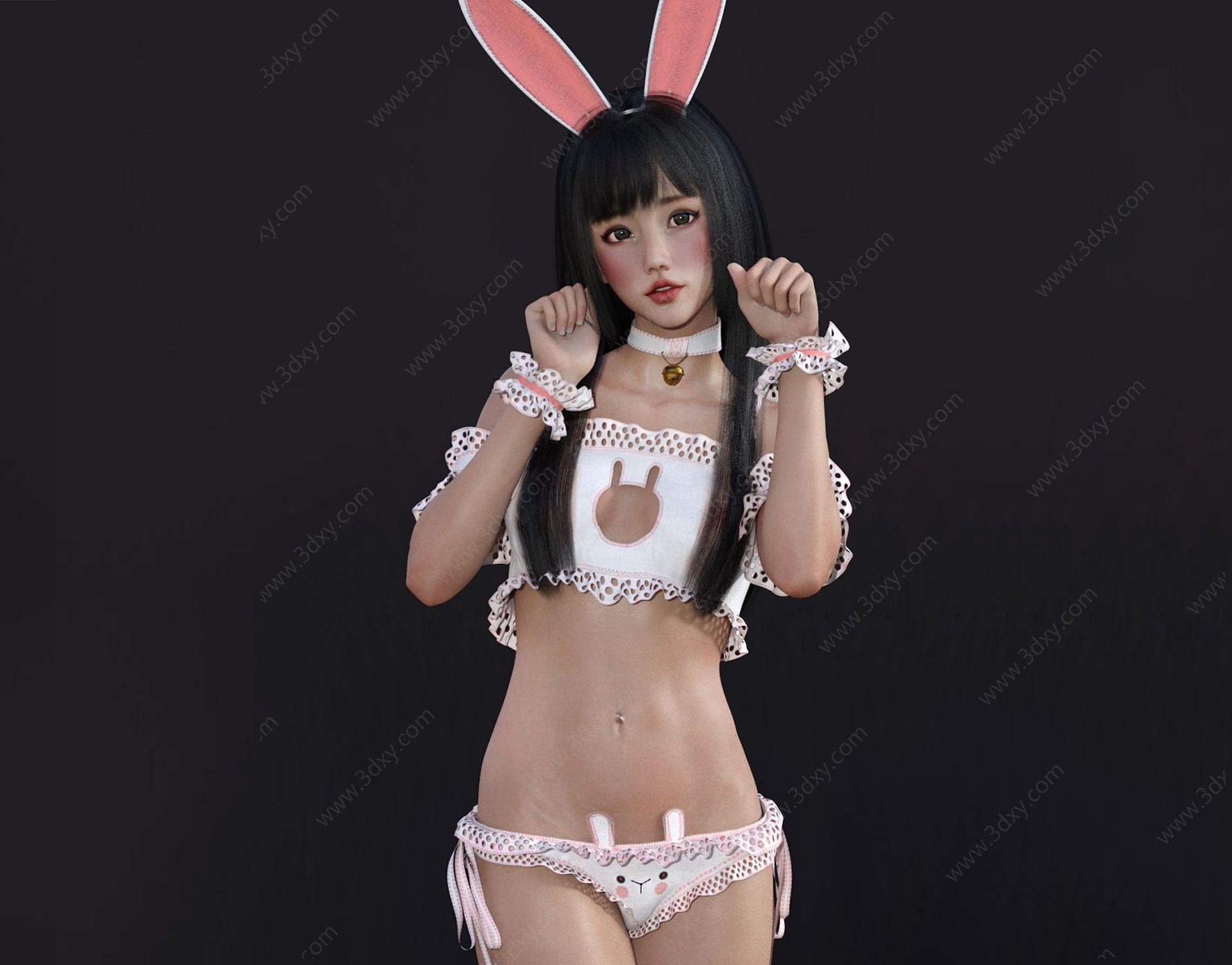 兔女郎3D模型