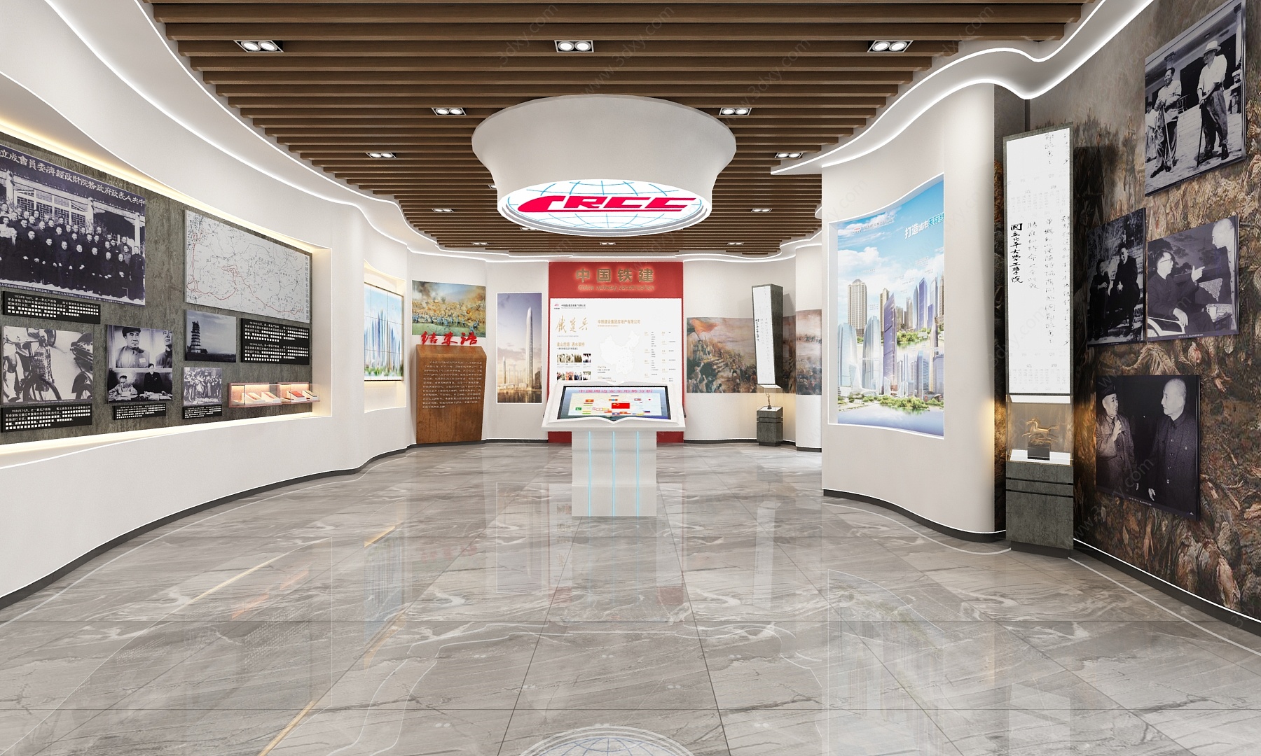 中国铁建展示区3D模型