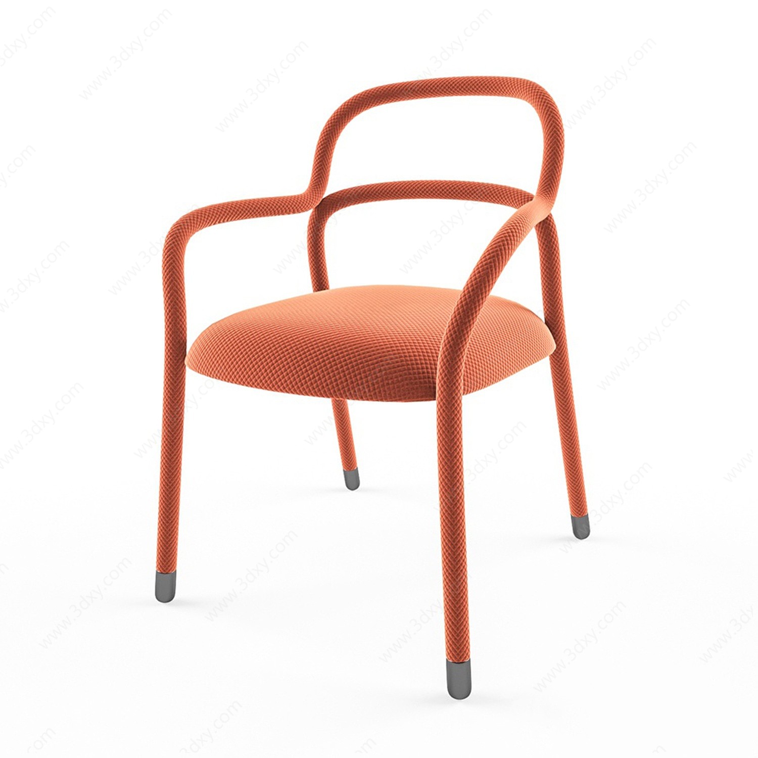 现代单人椅3D模型