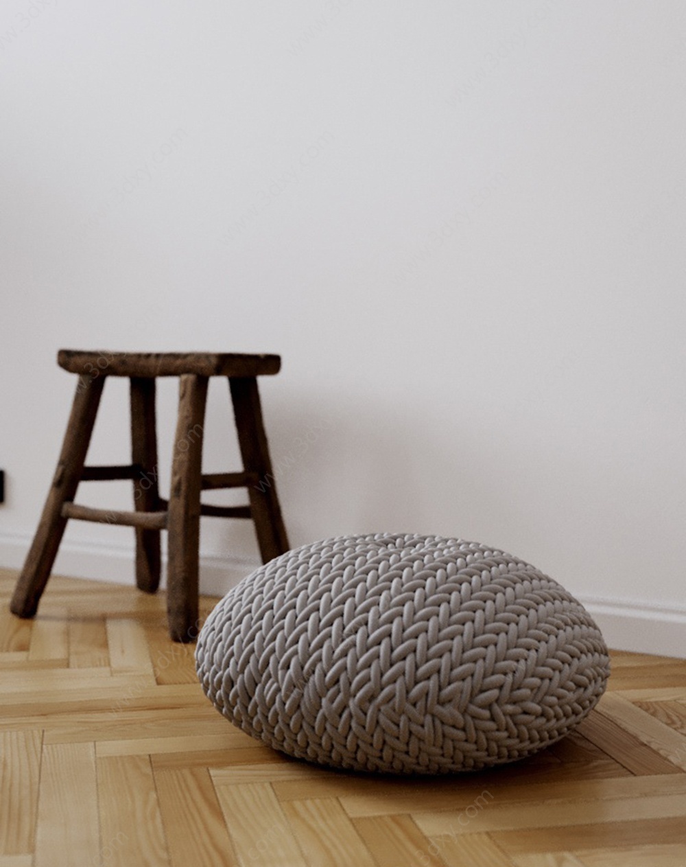 座垫和木凳3D模型