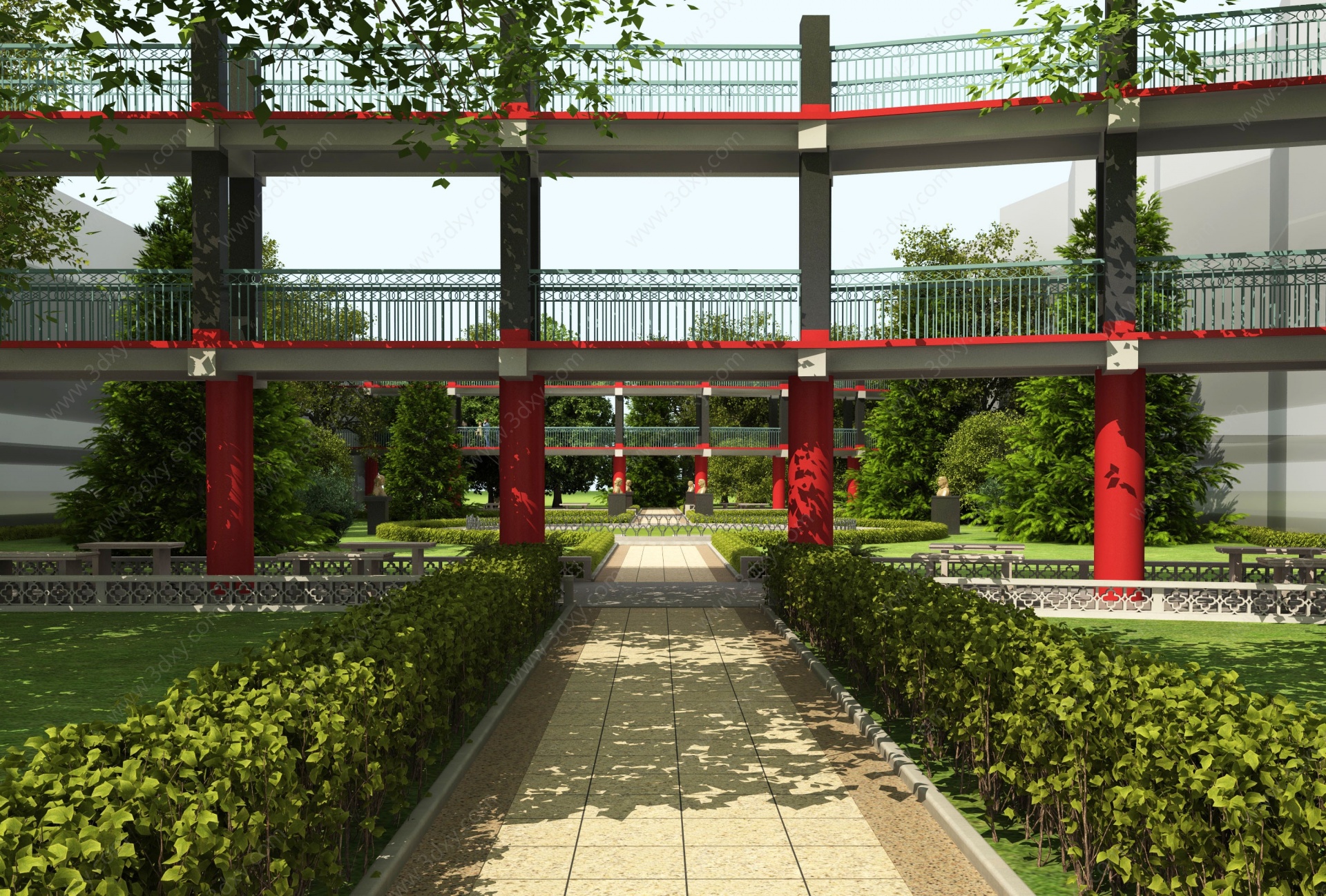 景观花园3D模型