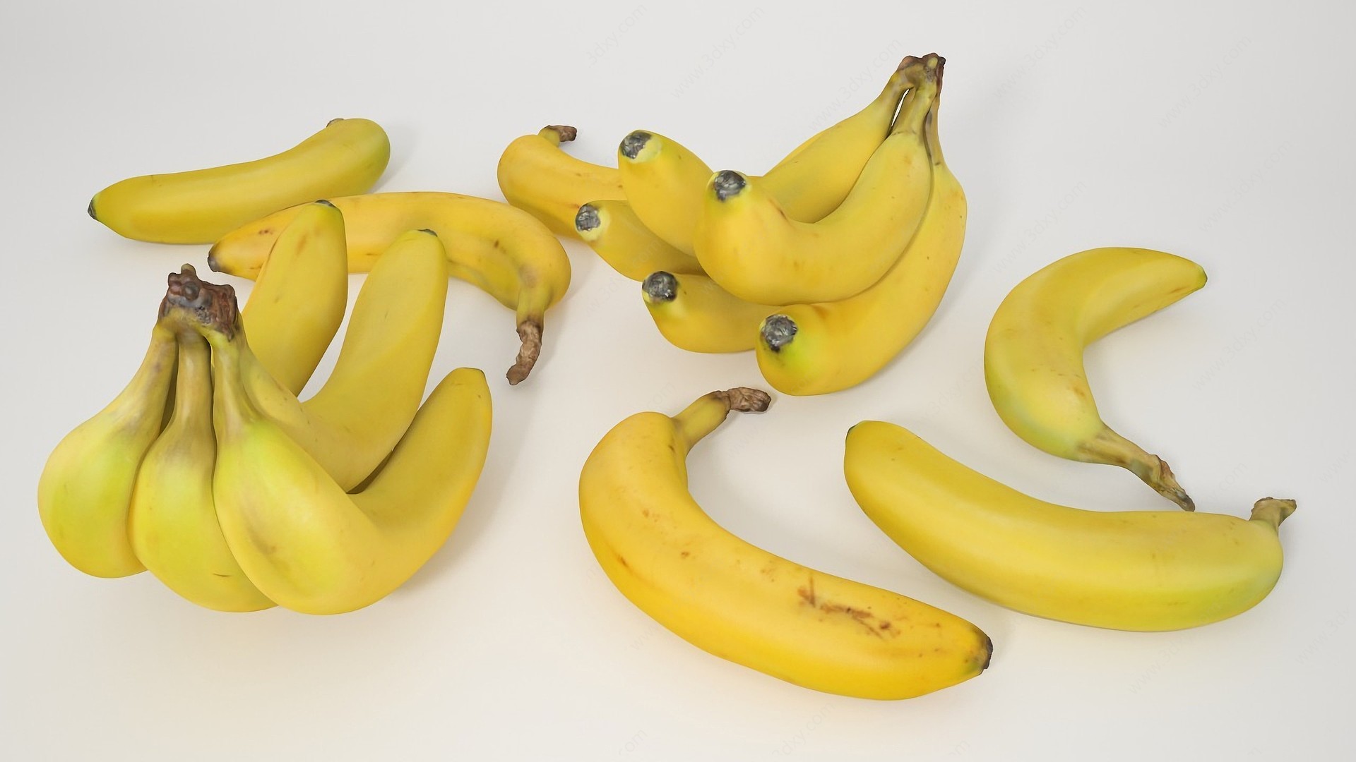现代水果香蕉3D模型