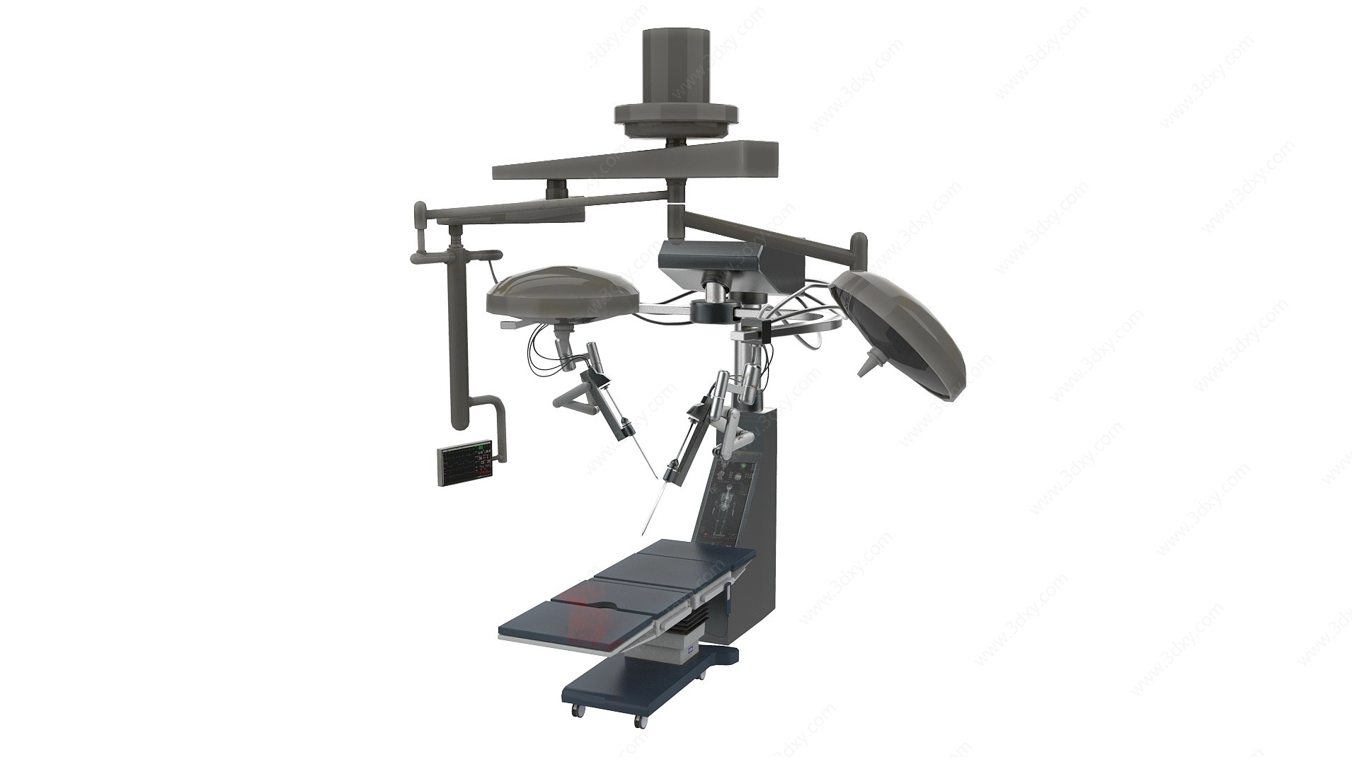 医疗器械手术台3D模型