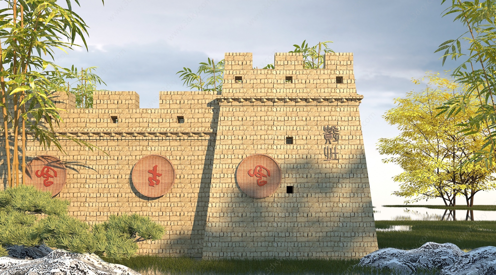 城墙3D模型