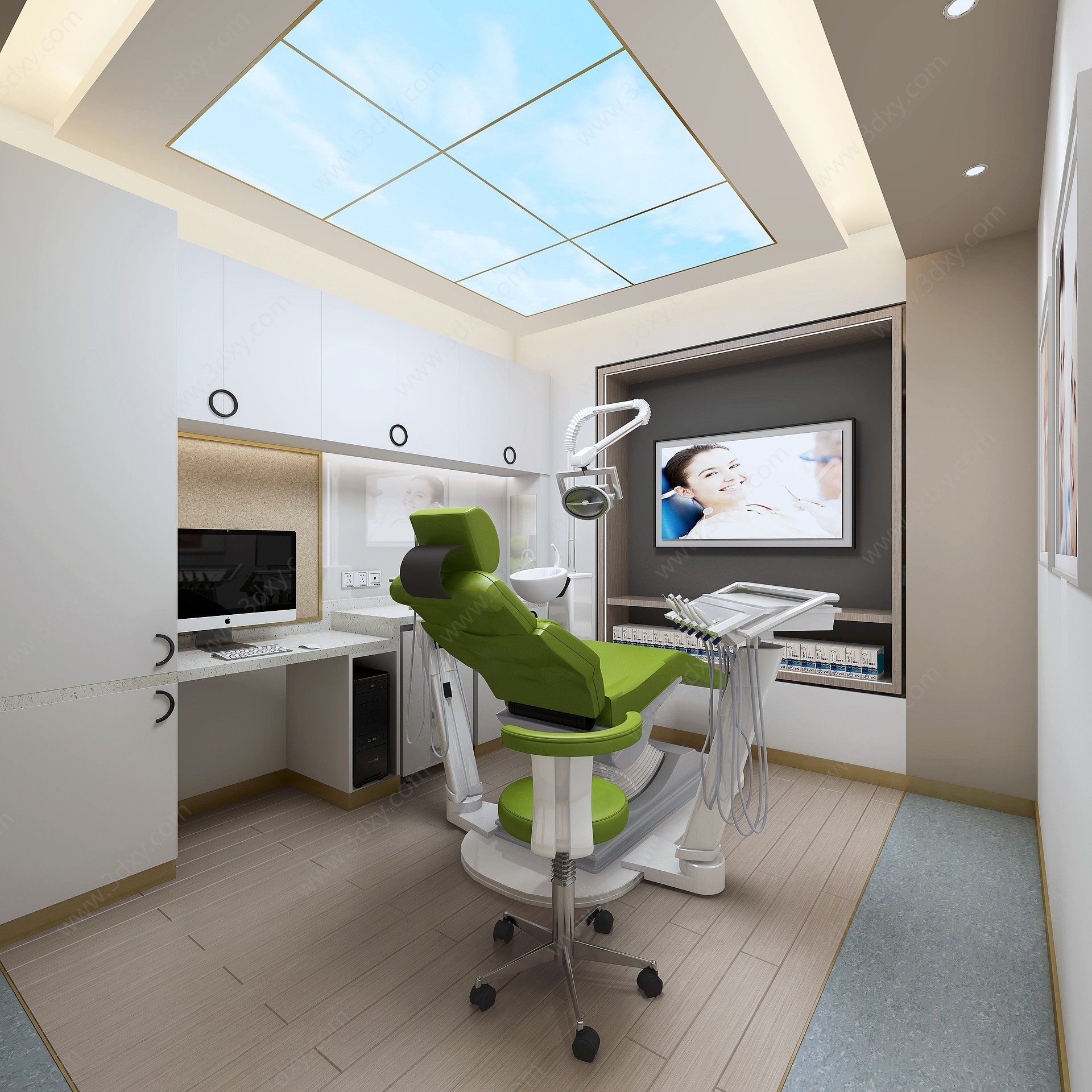 医院诊室3D模型