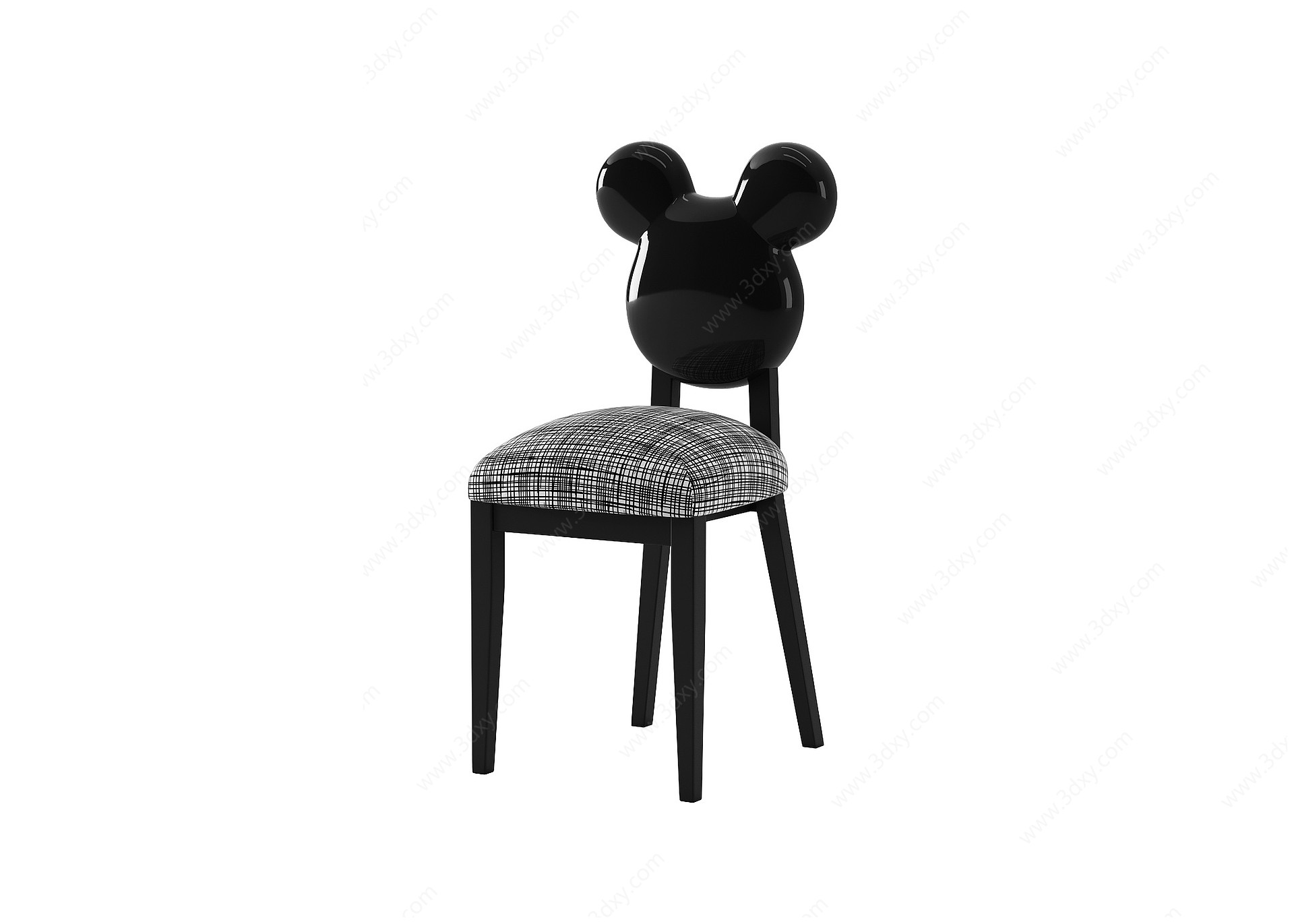 可爱休闲椅3D模型