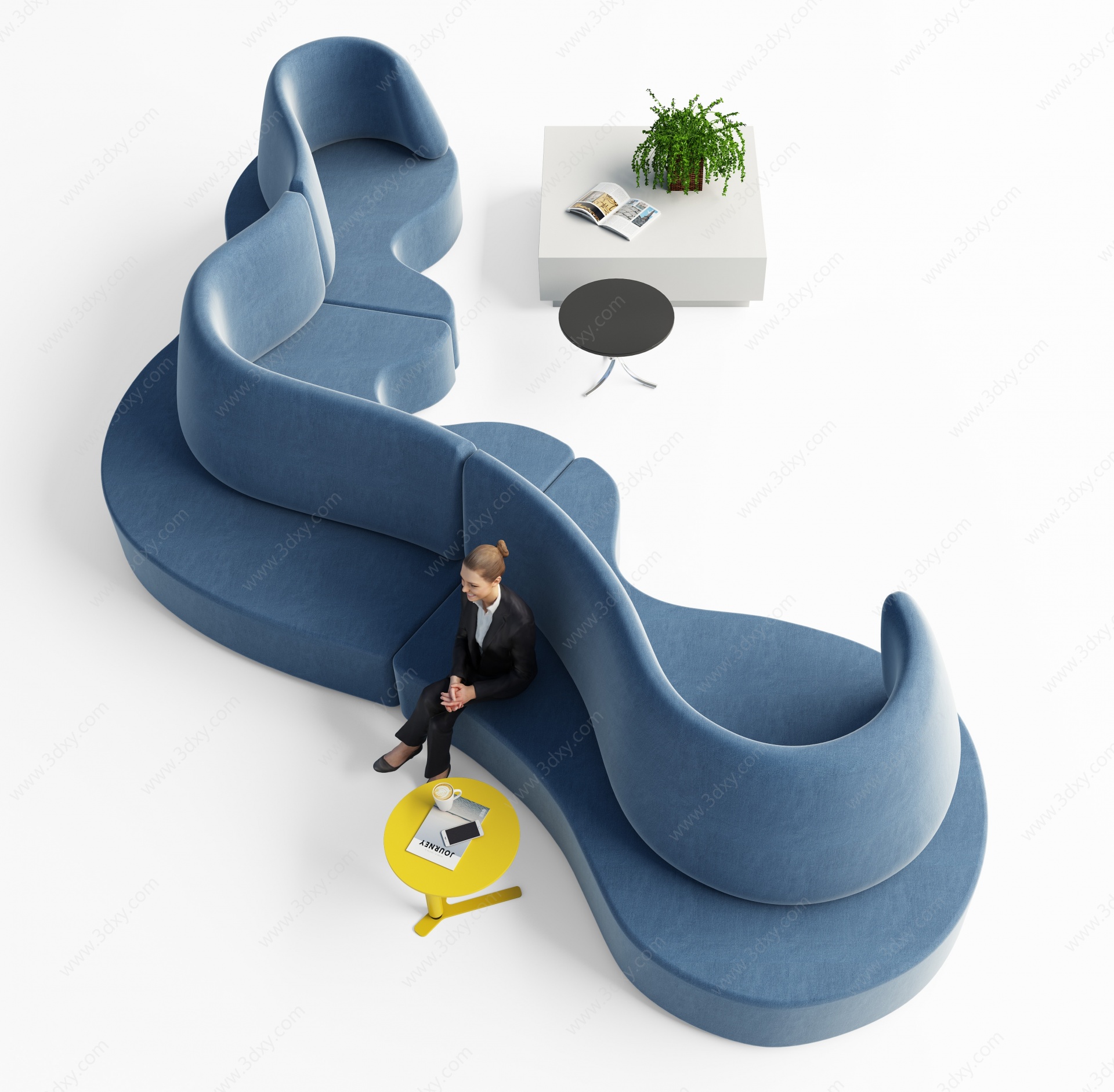 室内休闲沙发3D模型