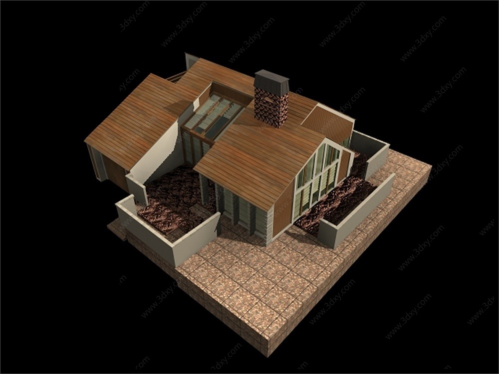 房子建筑3D模型