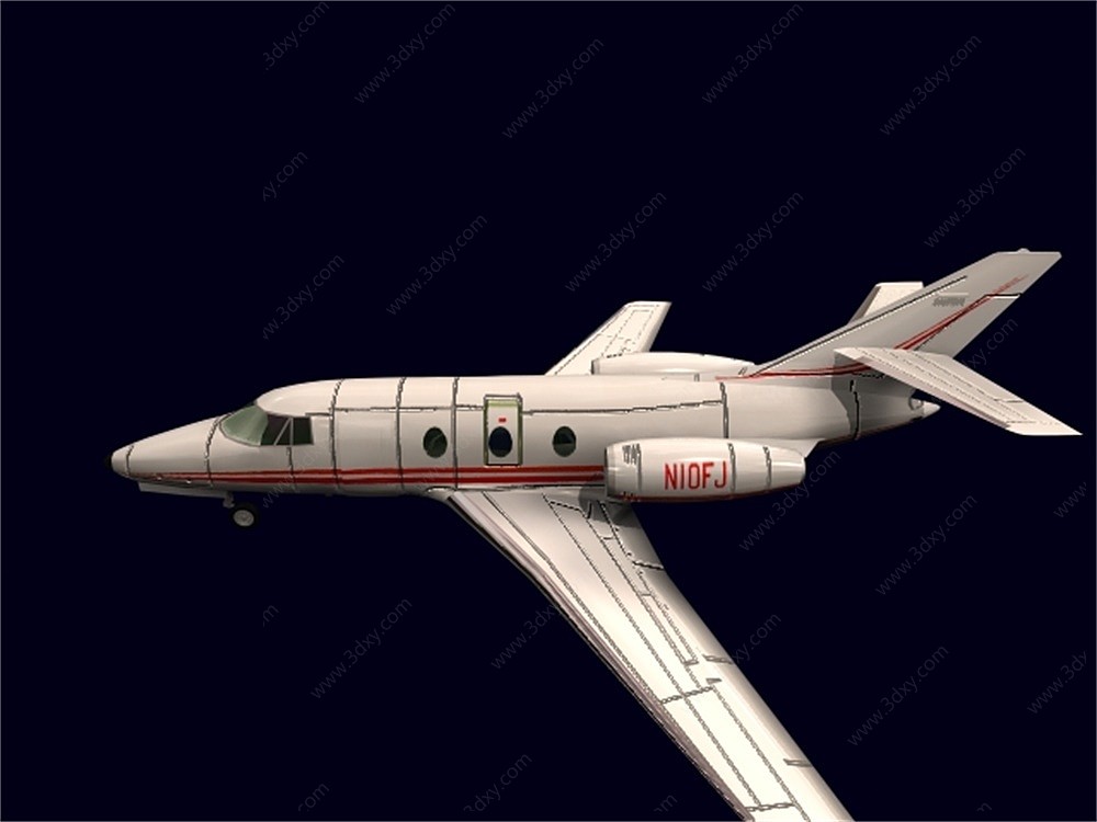 老式飞机3D模型
