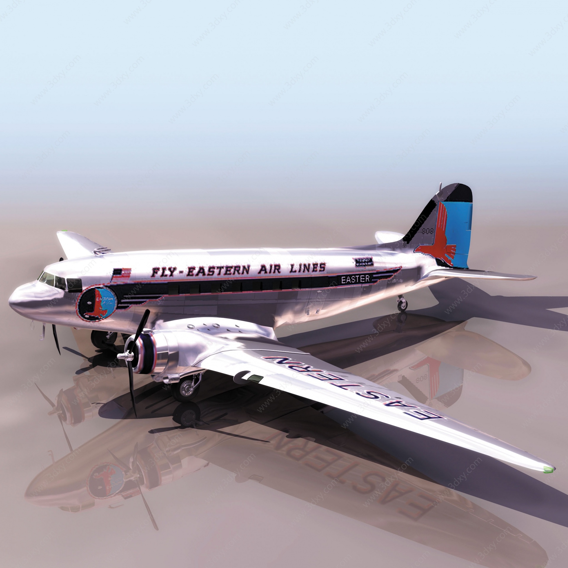 DC3一战飞机3D模型