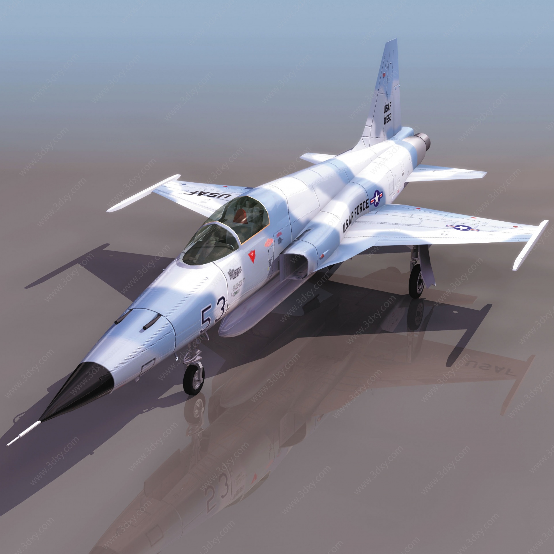 F5F美式战斗机3D模型