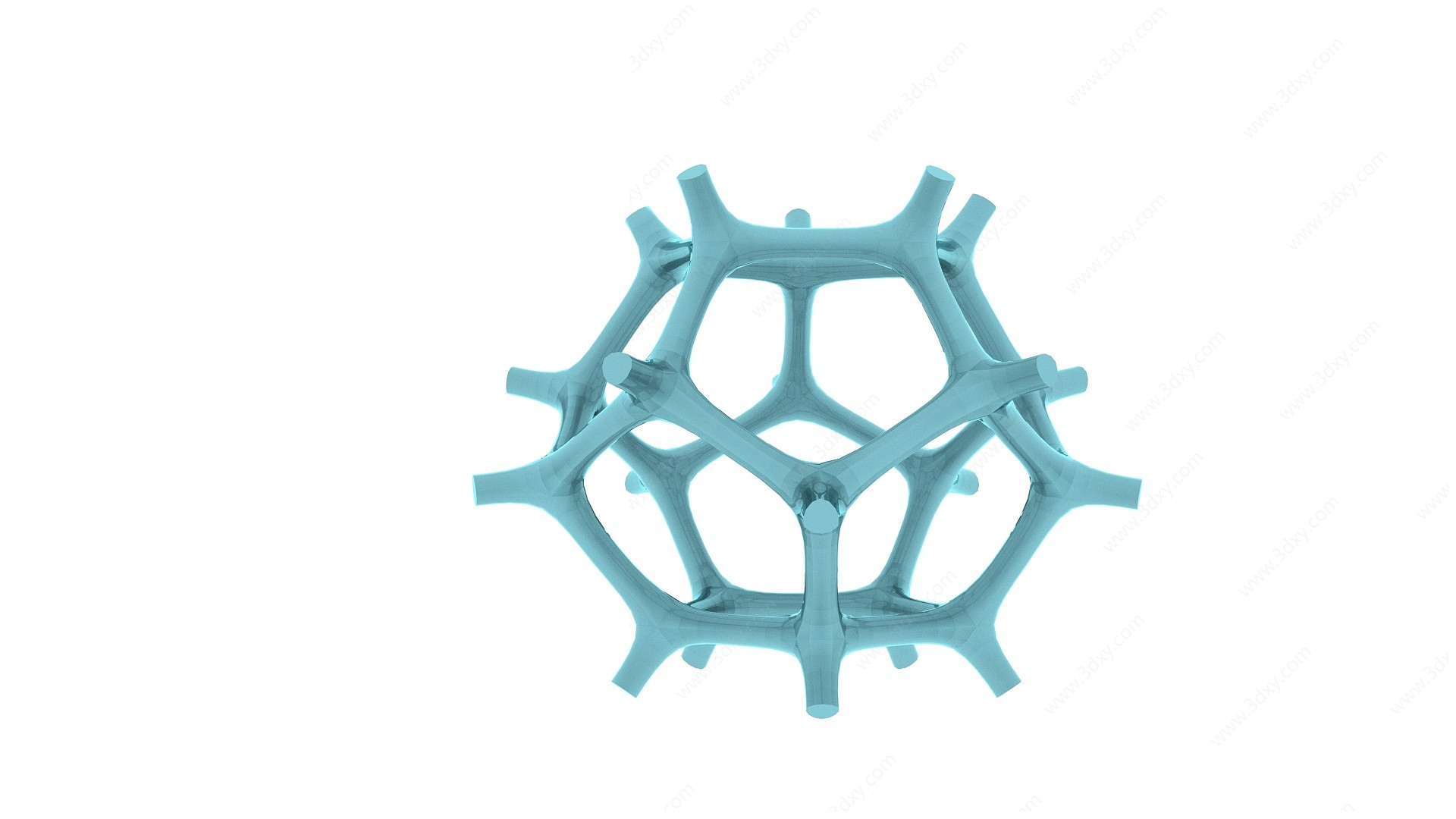 分子结构泡沫镍3D模型