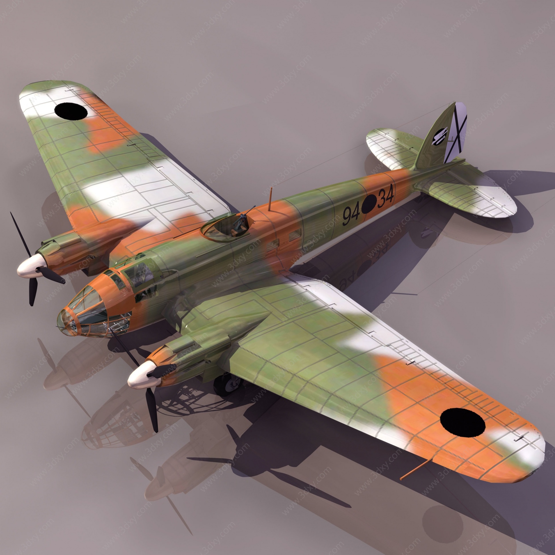 HEINKE战斗机3D模型