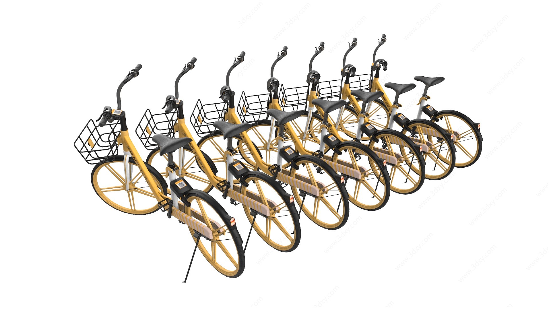 美团共享单车3D模型