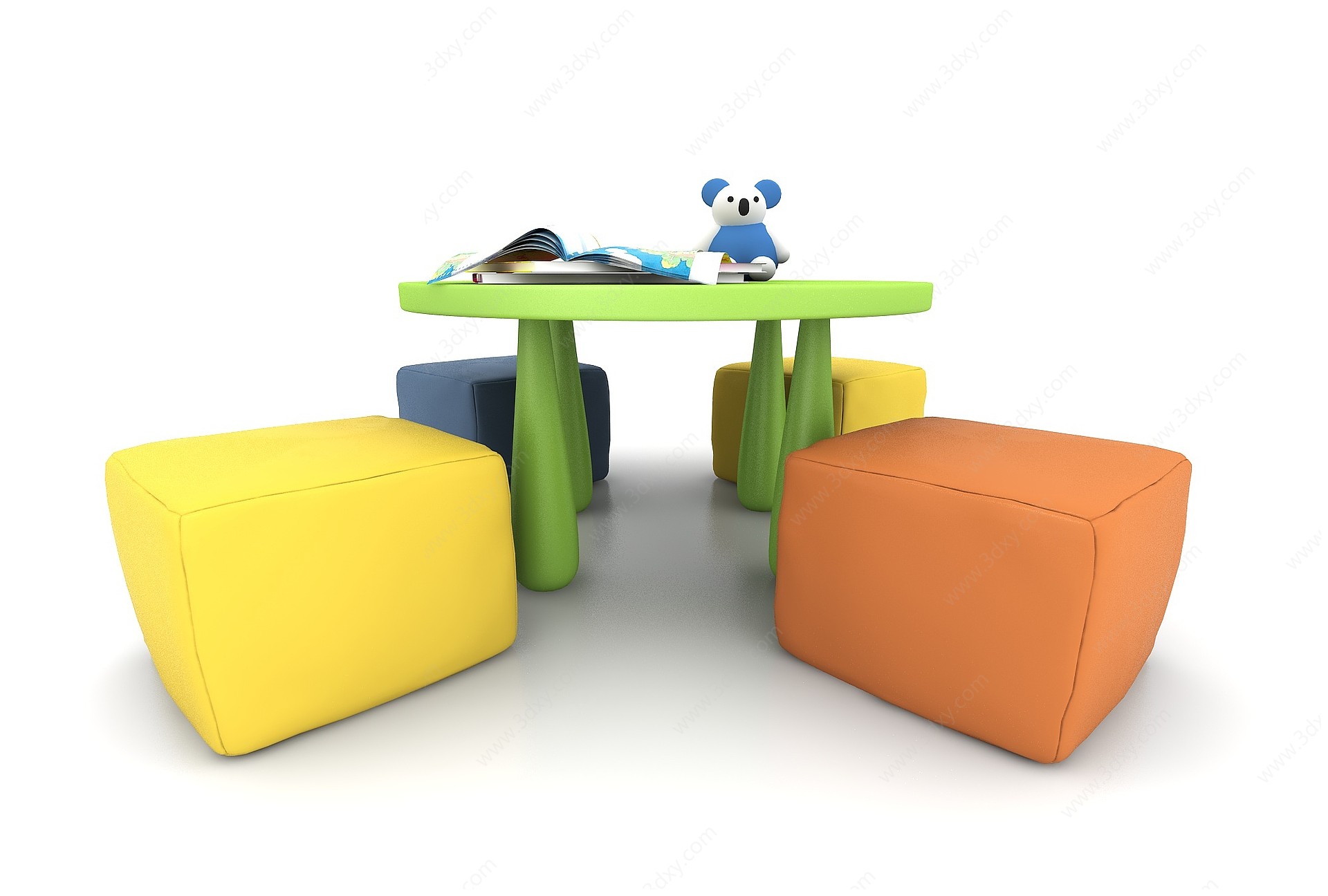休闲桌3D模型
