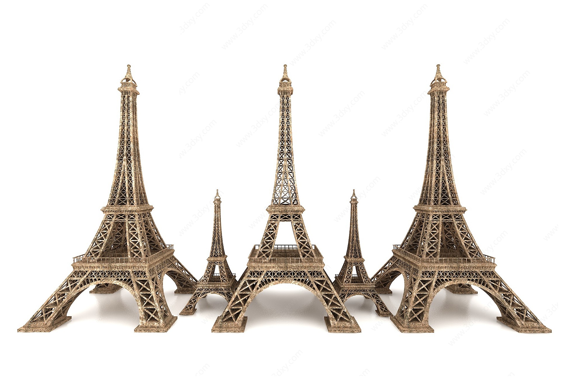 埃菲尔铁塔3D模型