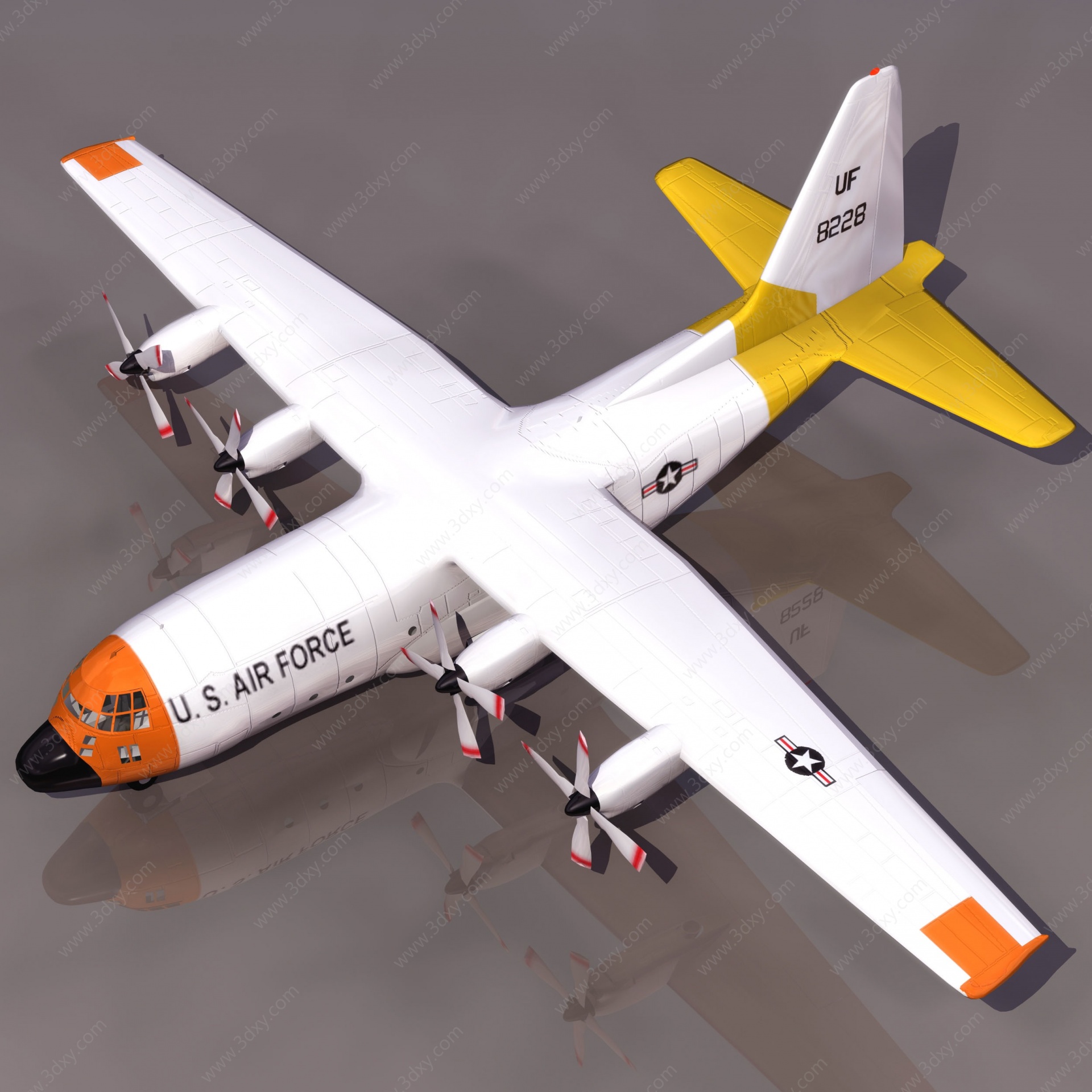 HERCULES小型飞机3D模型