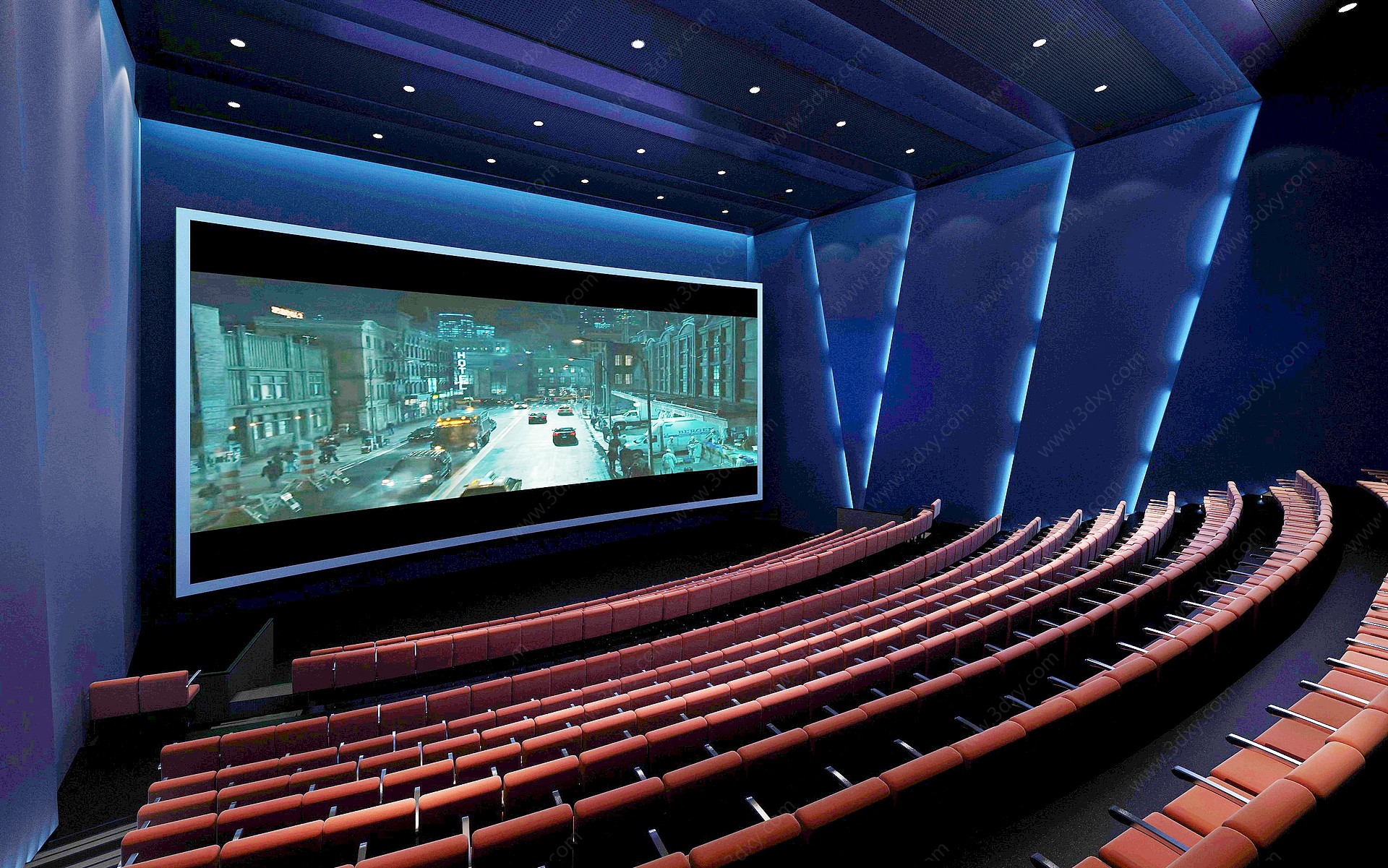 巨幕电影院3D模型