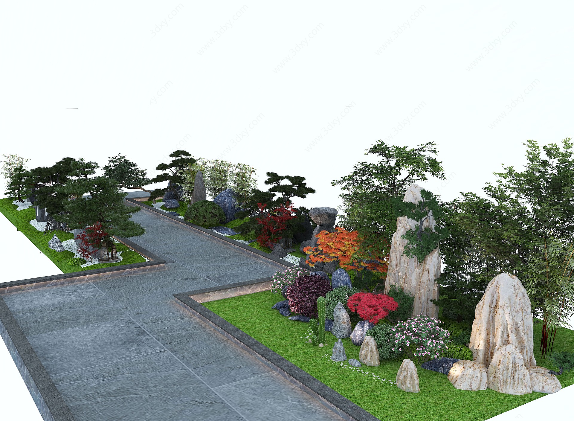 园林景观小品3D模型