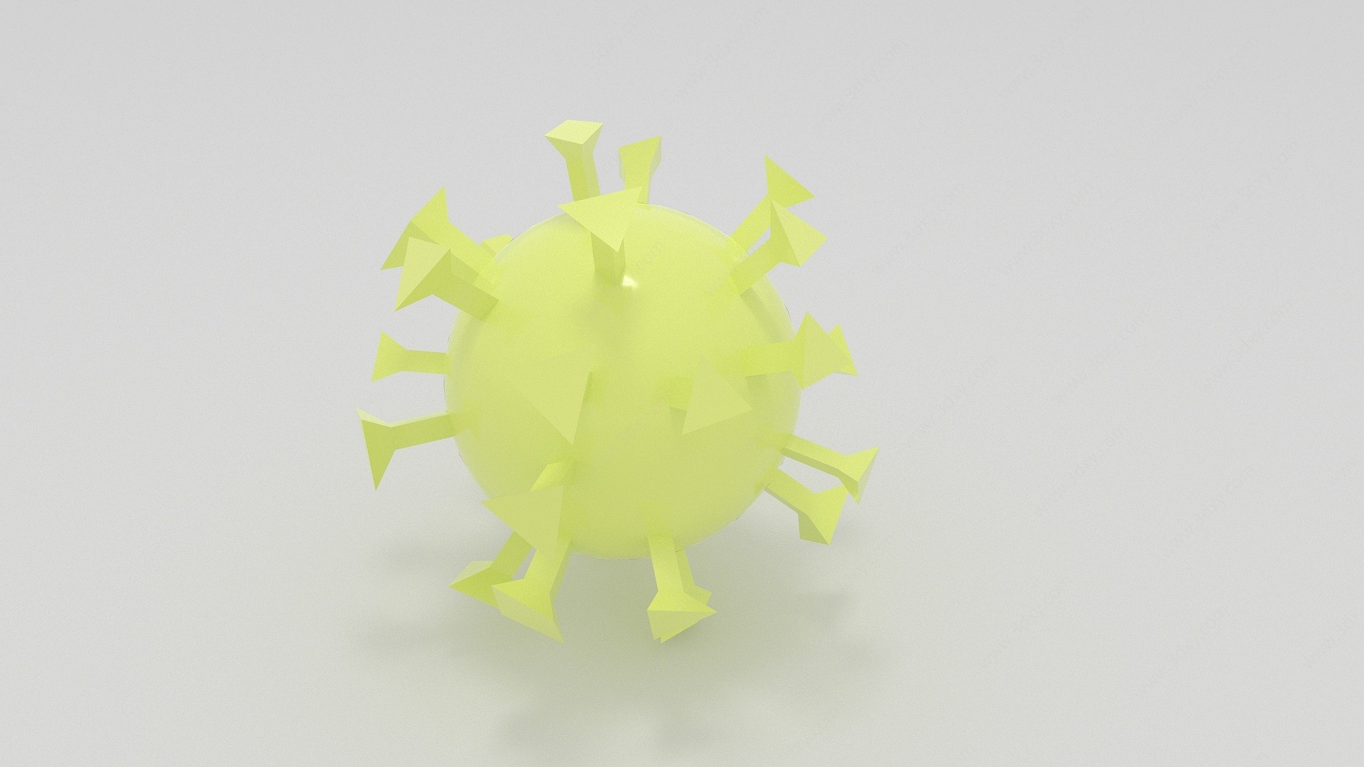病毒3D模型