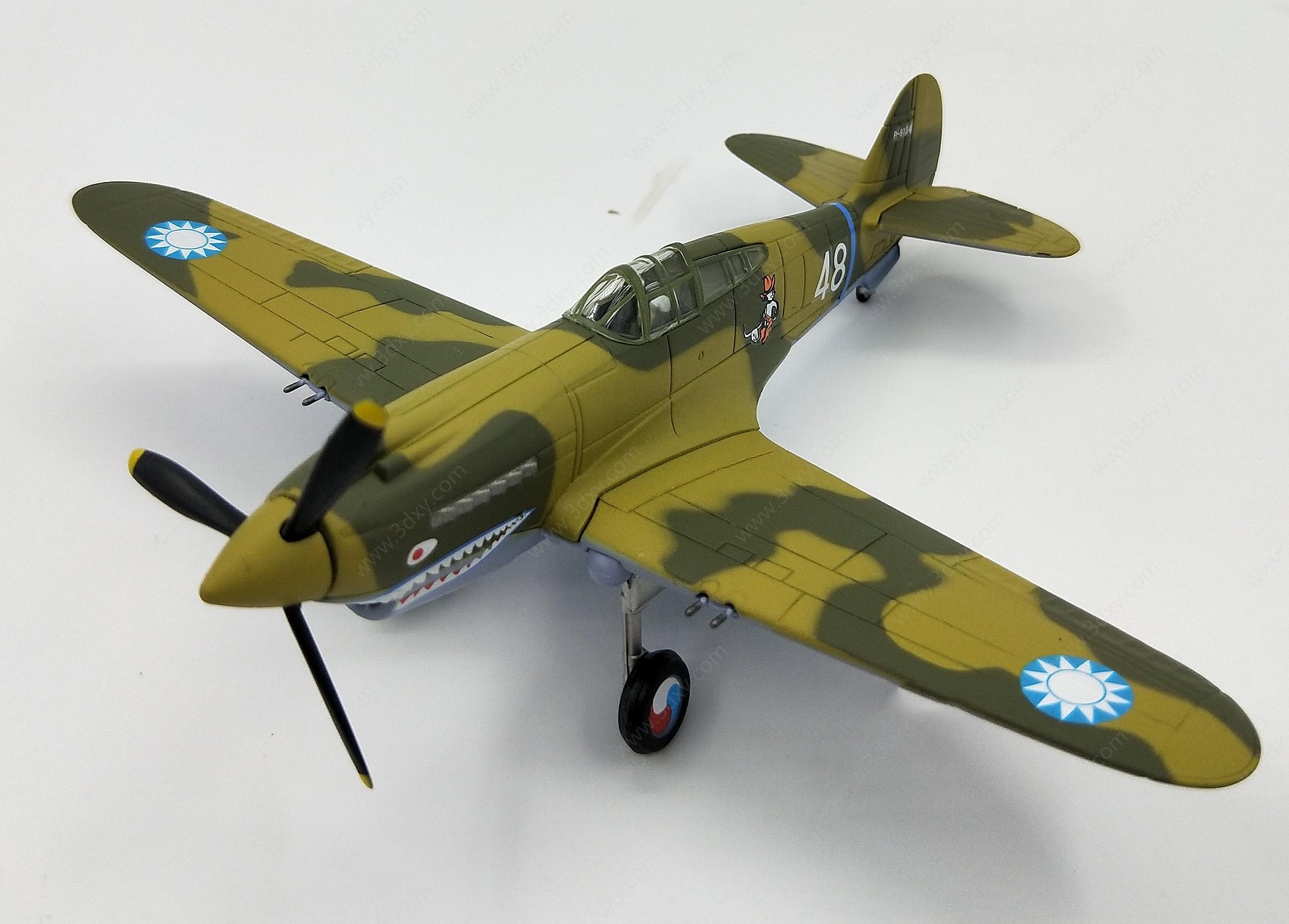 P40C战斗机3D模型