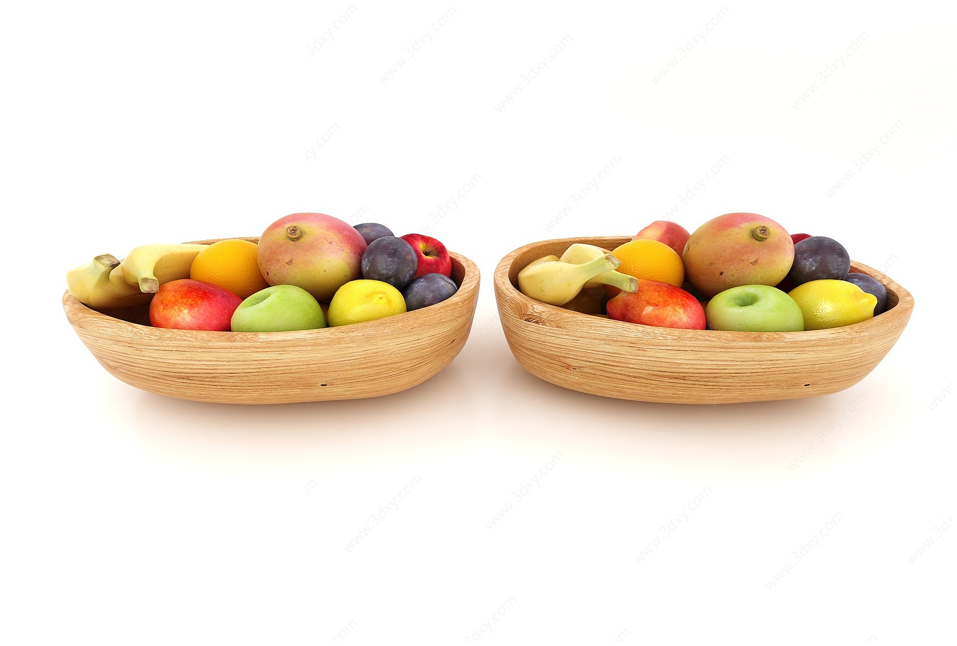 水果果篮3D模型