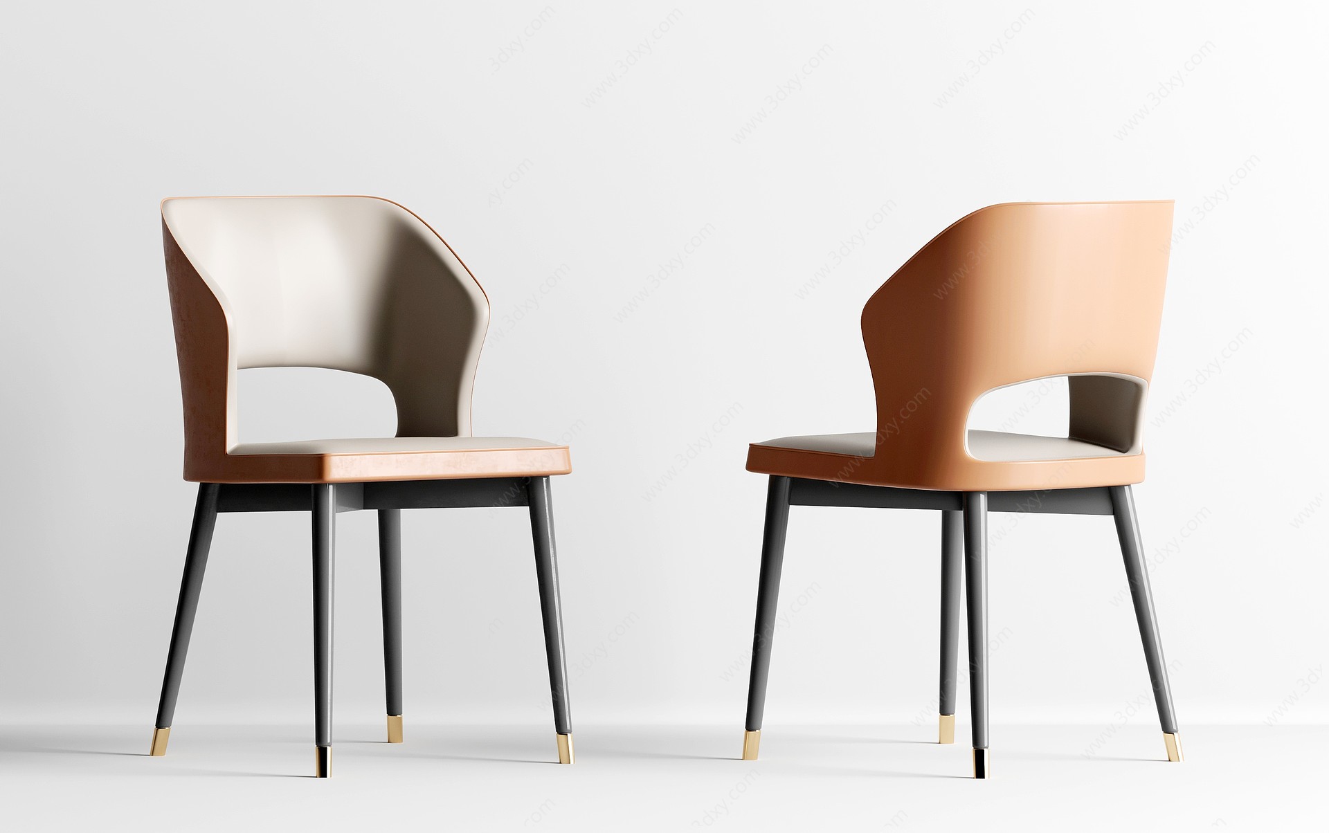 现代风格的椅子3D模型