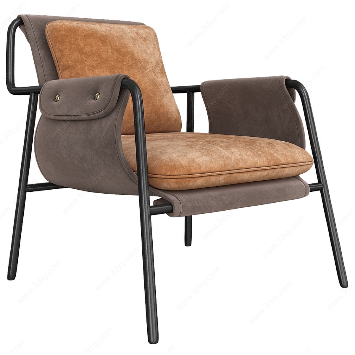 弗莱彻新中式椅子3D模型