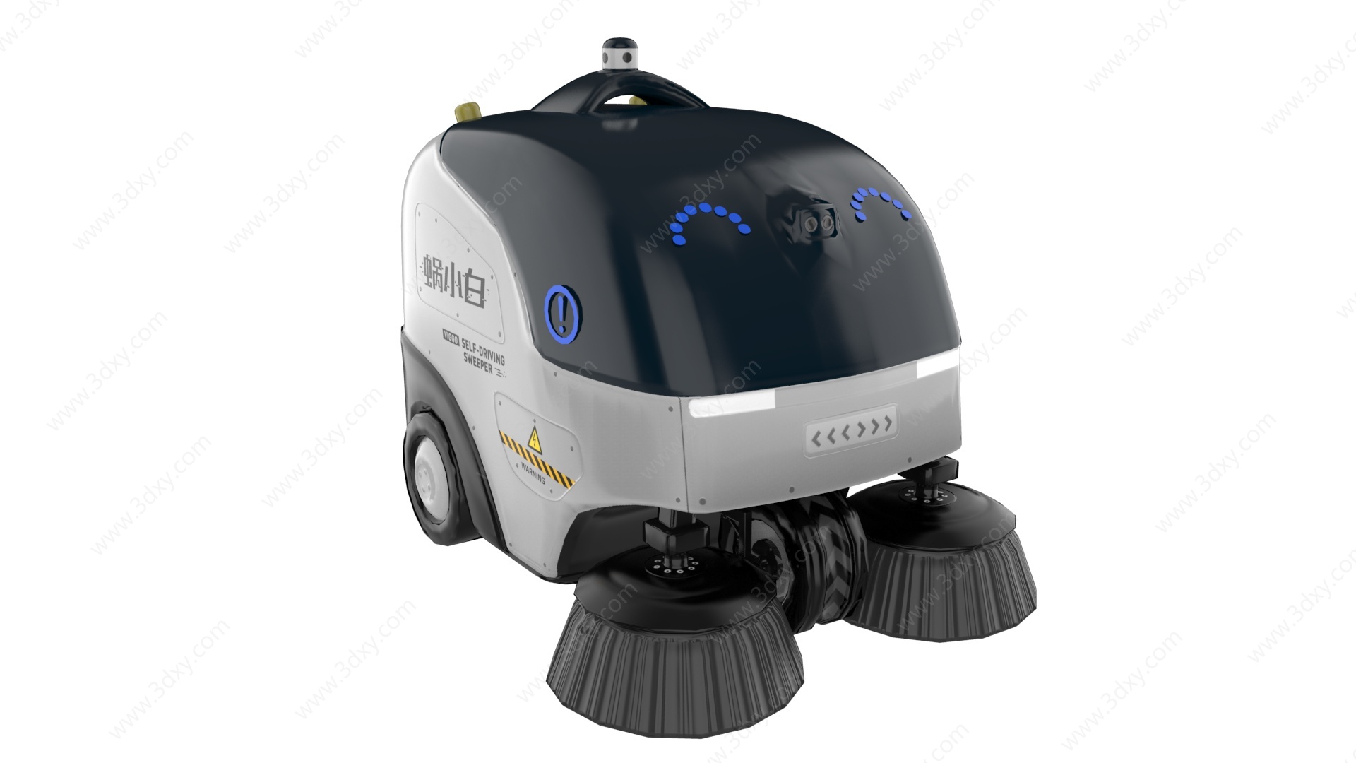 清扫路面机器人3D模型