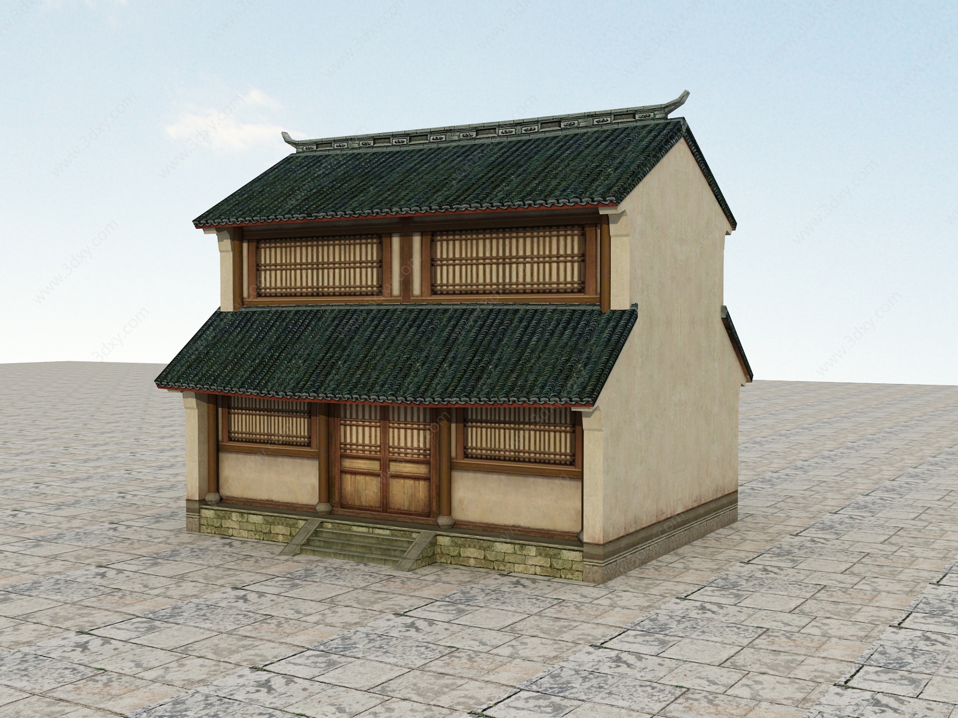 中国乡村文化系列建筑设施3D模型