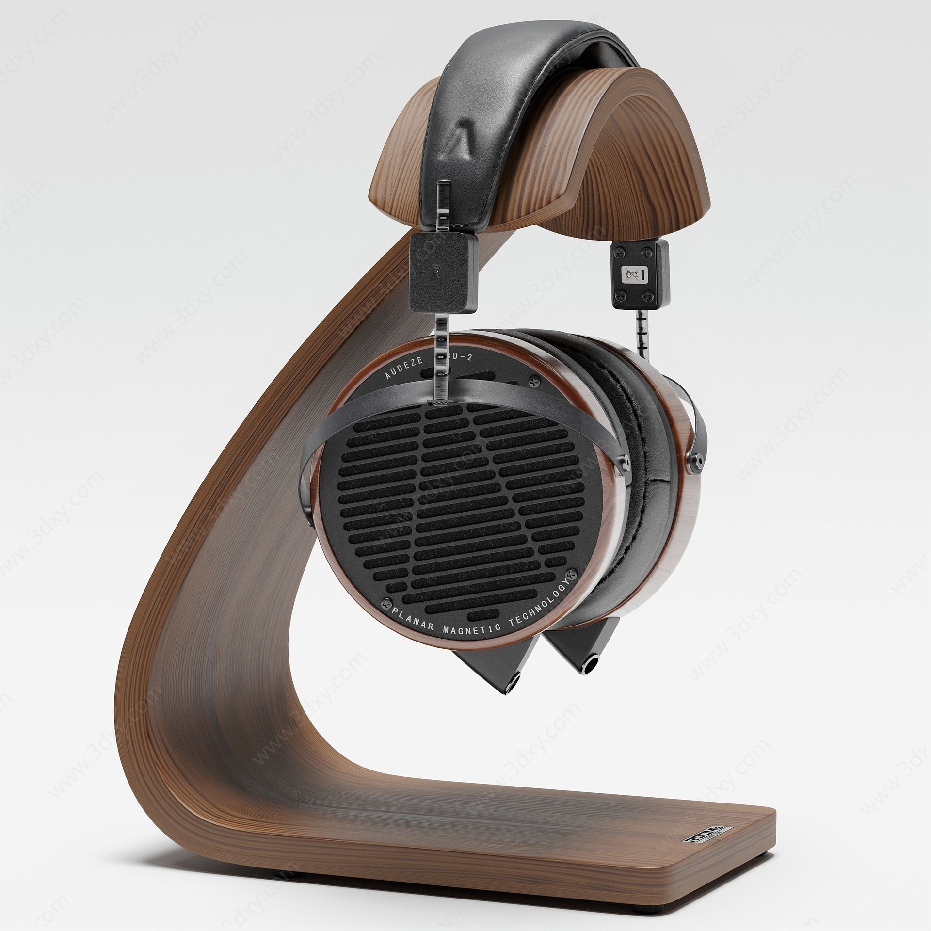 现代音响设备耳机3D模型