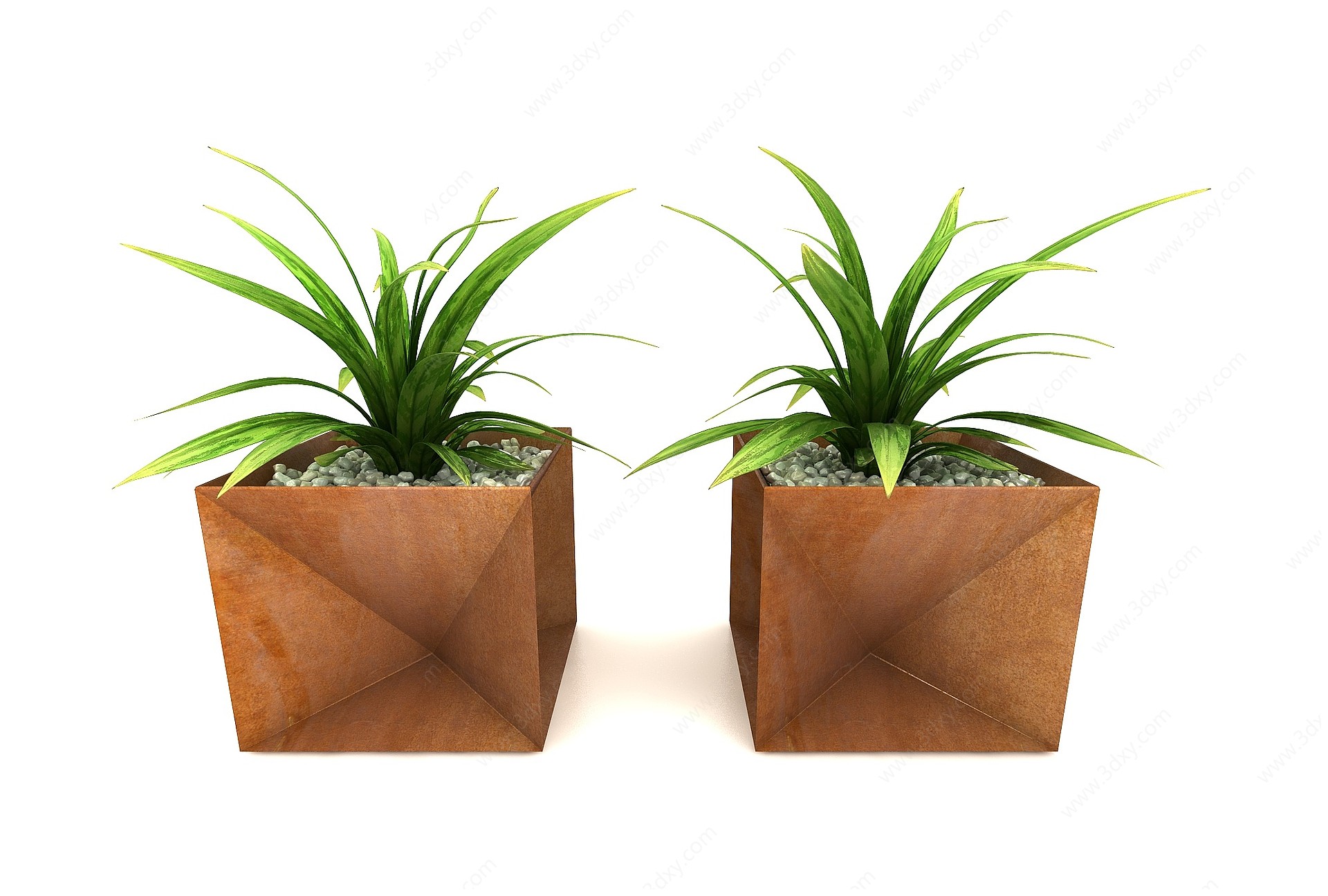 植物花盆3D模型