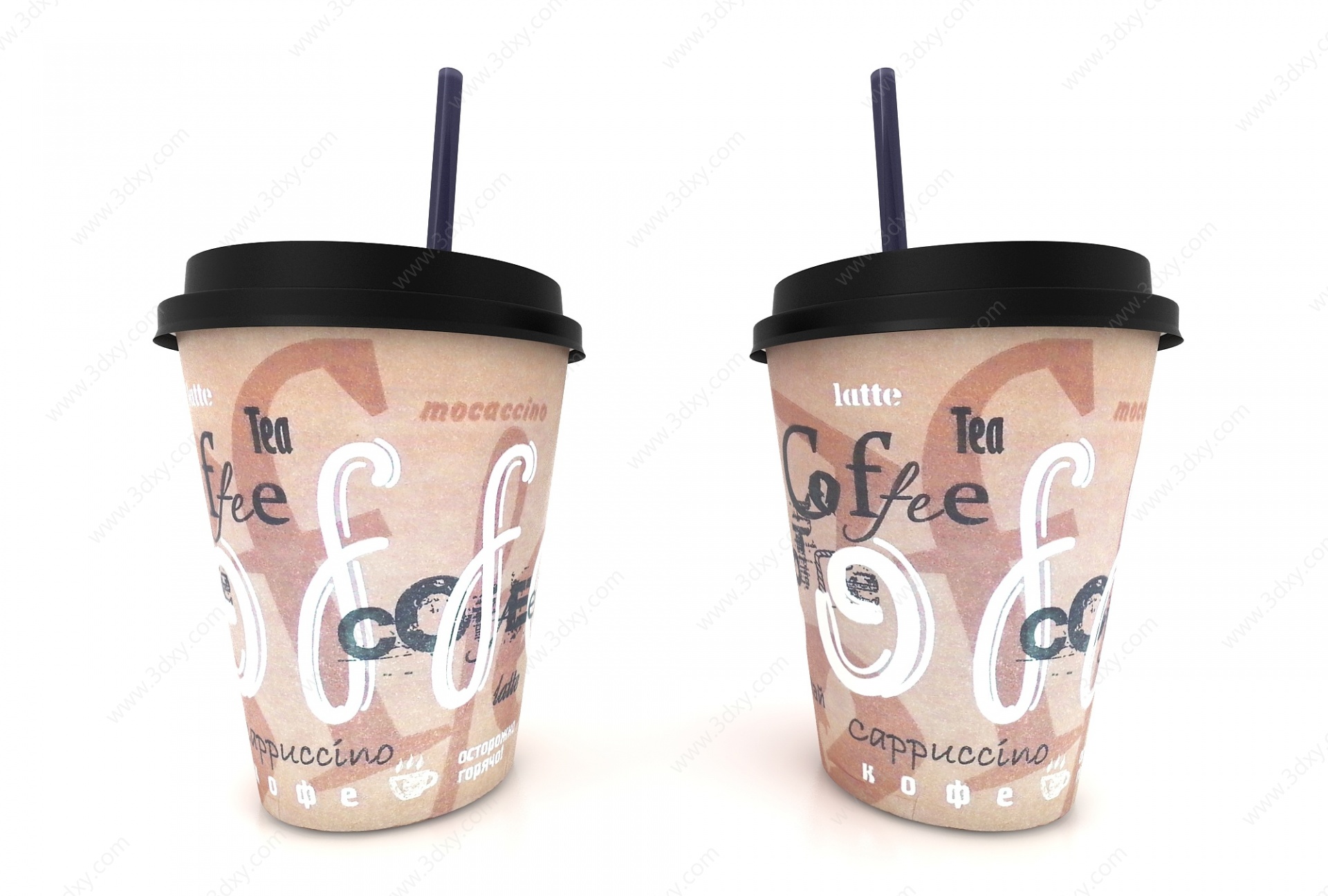 咖啡杯子3D模型