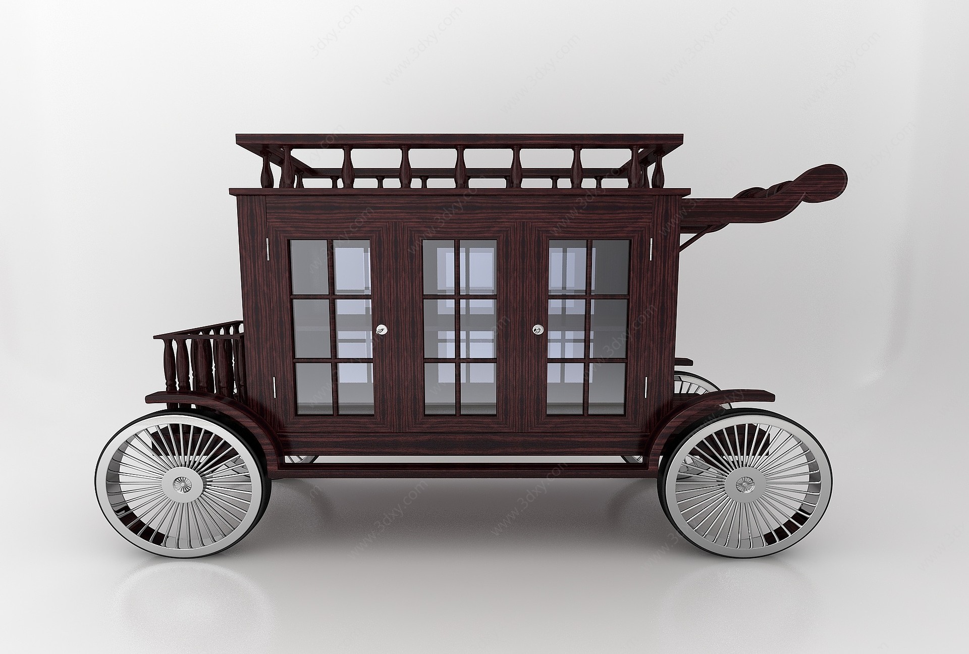 宝箱车3D模型
