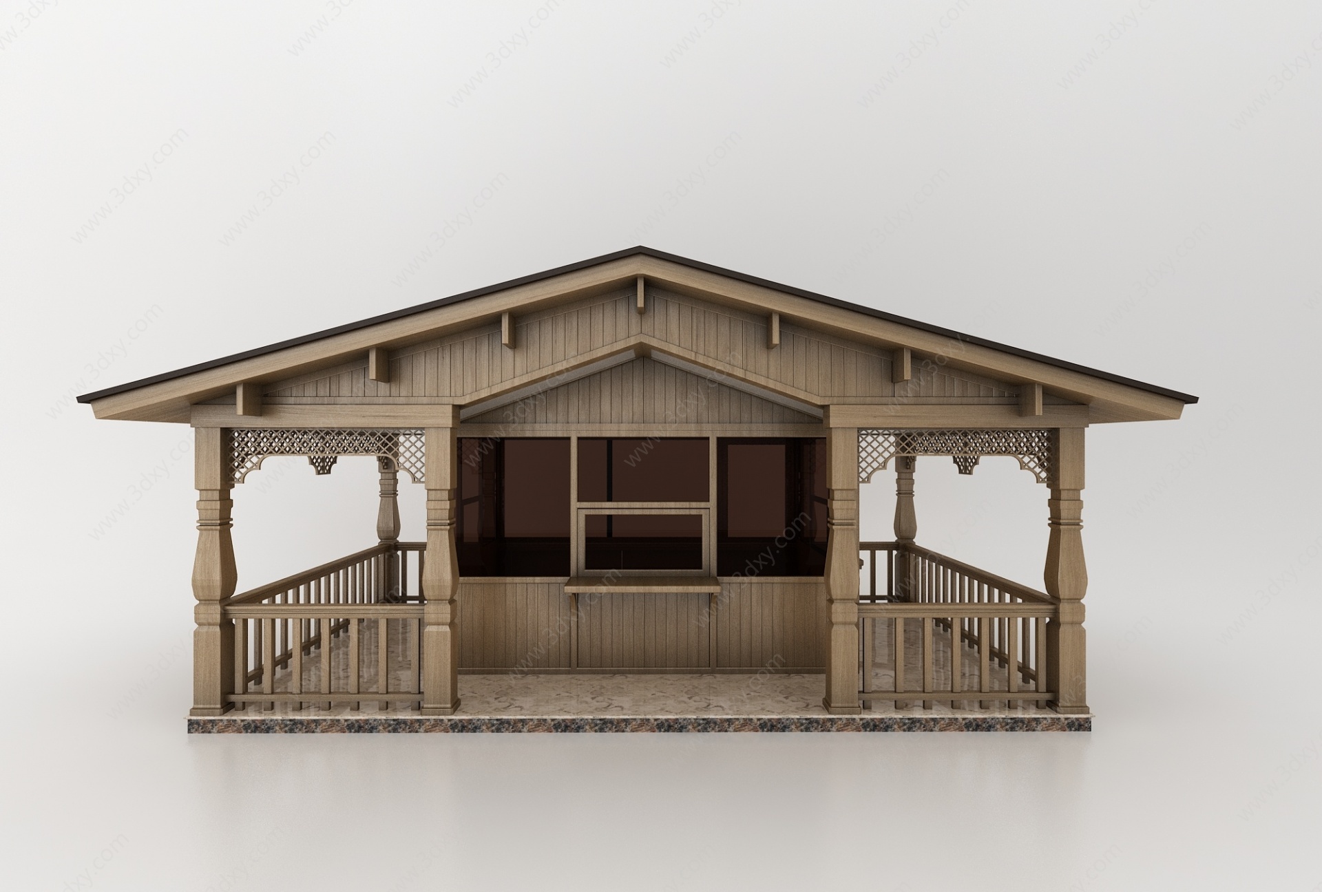 小屋子3D模型