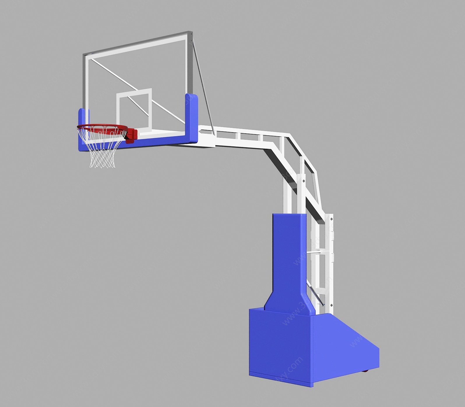 常见篮球架3D模型