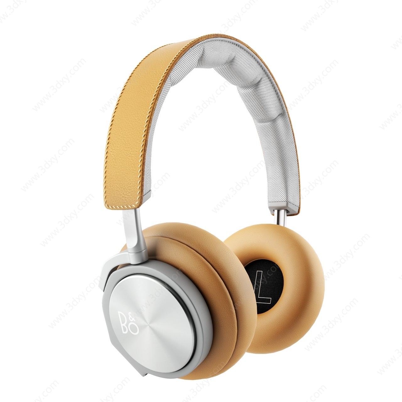 现代音响设备耳机3D模型