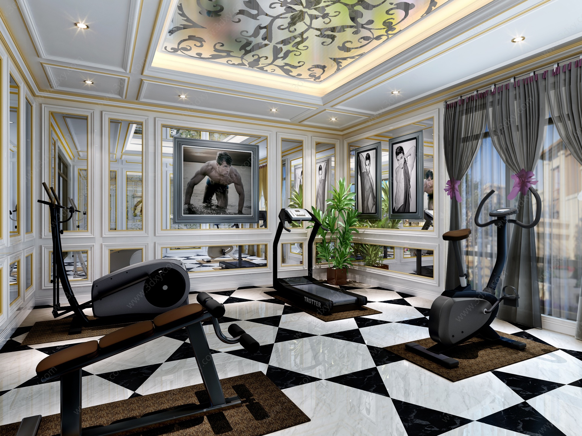 健身房3D模型
