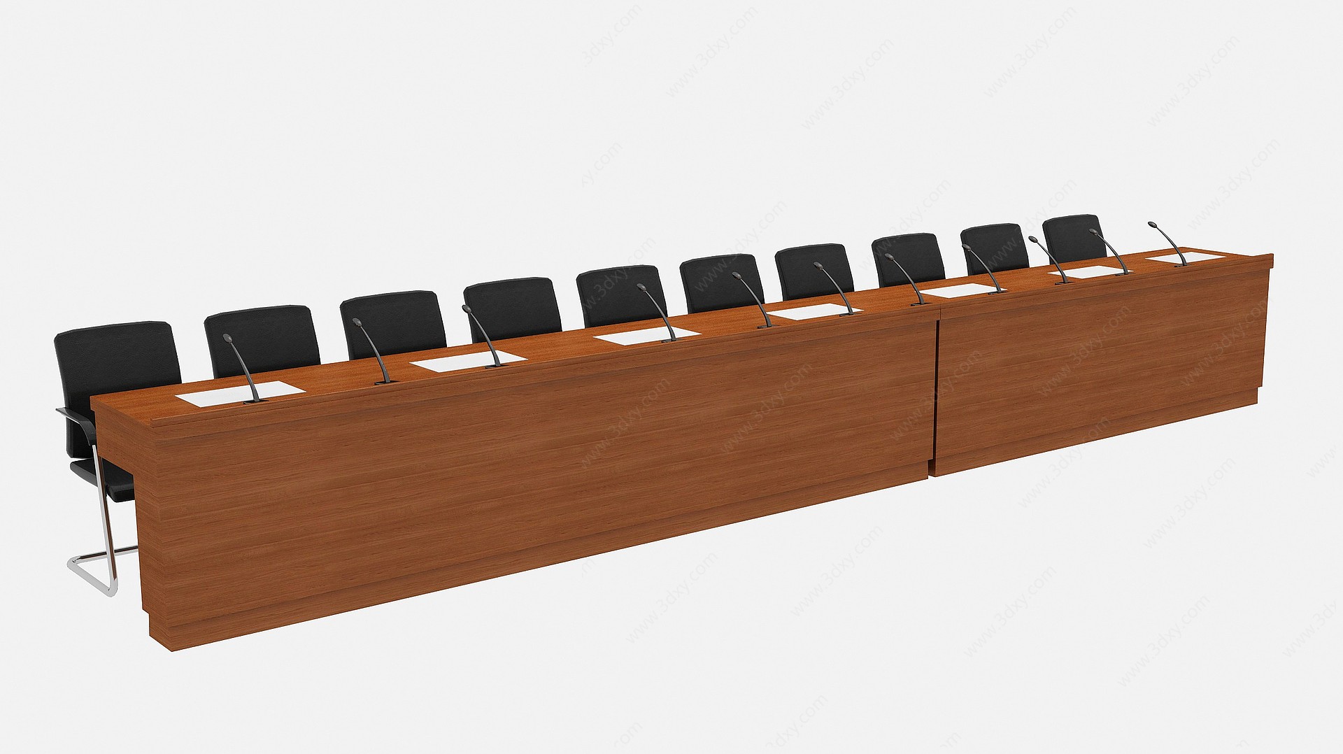 会议室条桌3D模型