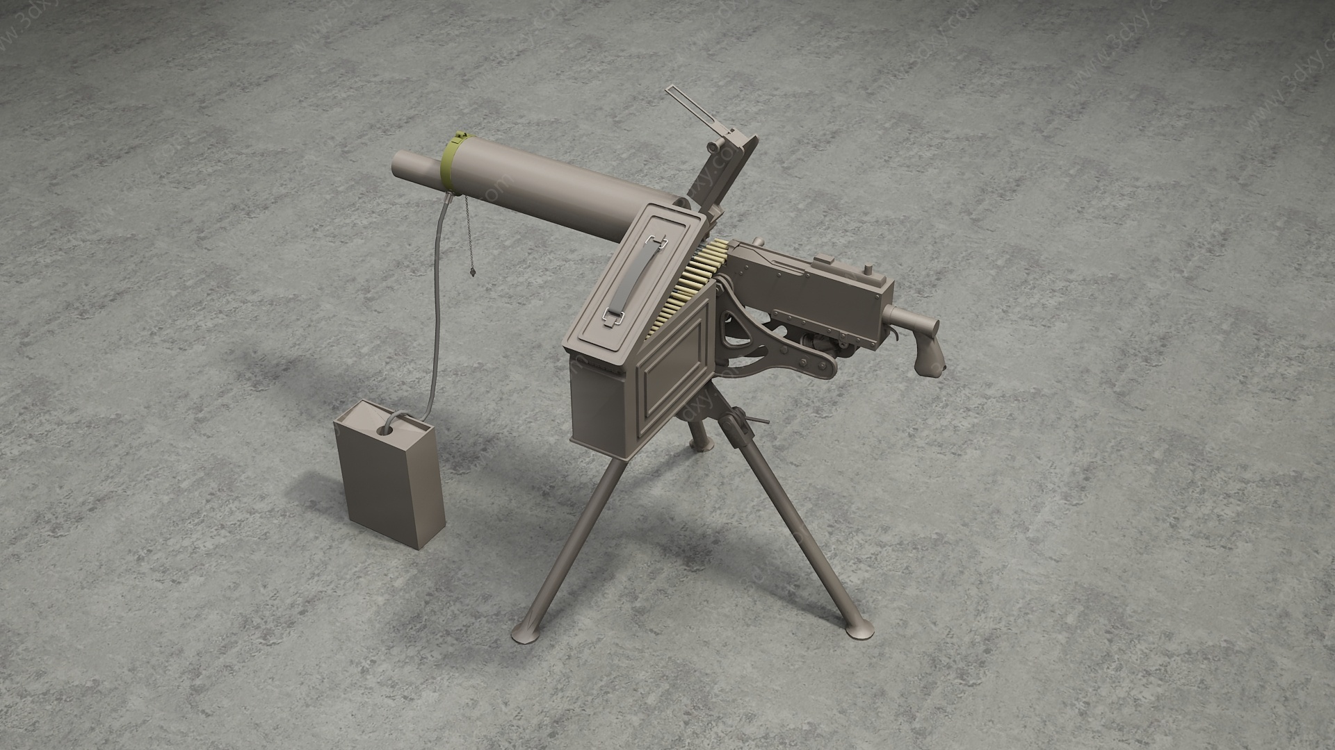 射击枪3D模型