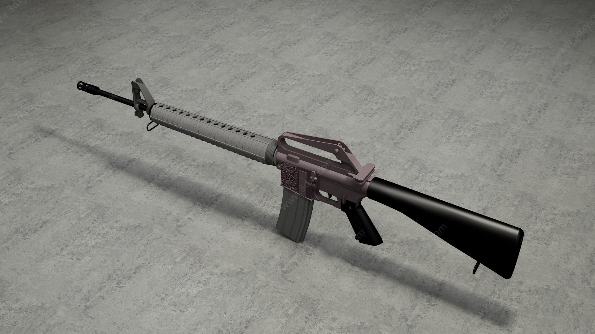 M16机枪3D模型