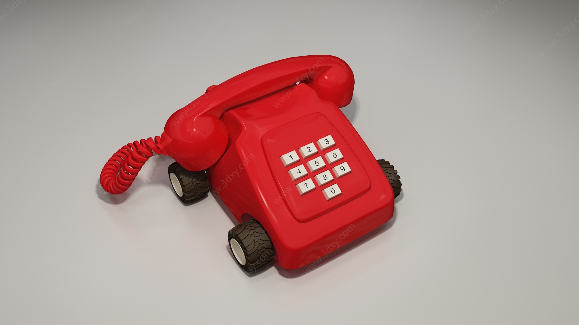 电话3D模型