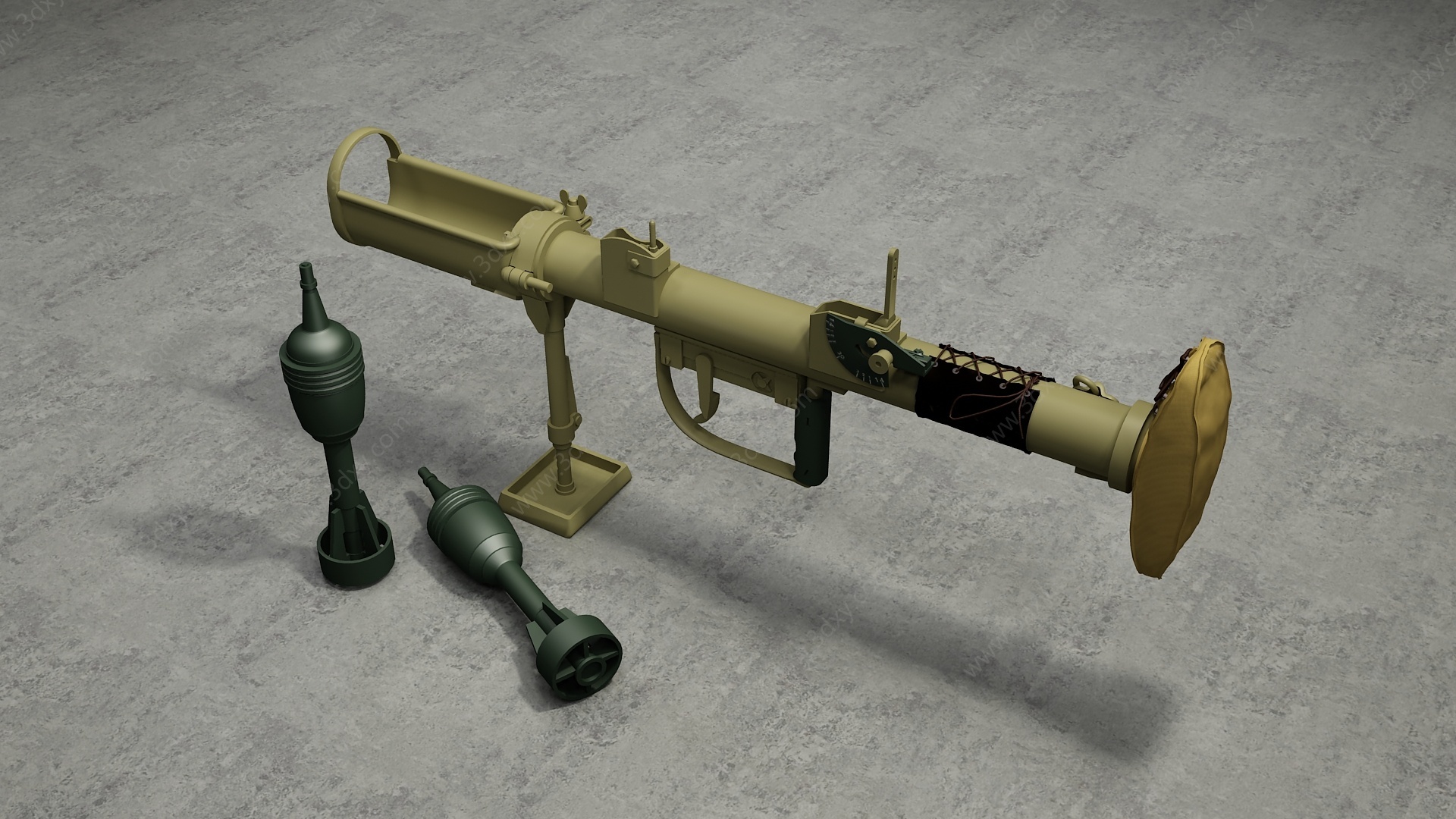火炮3D模型