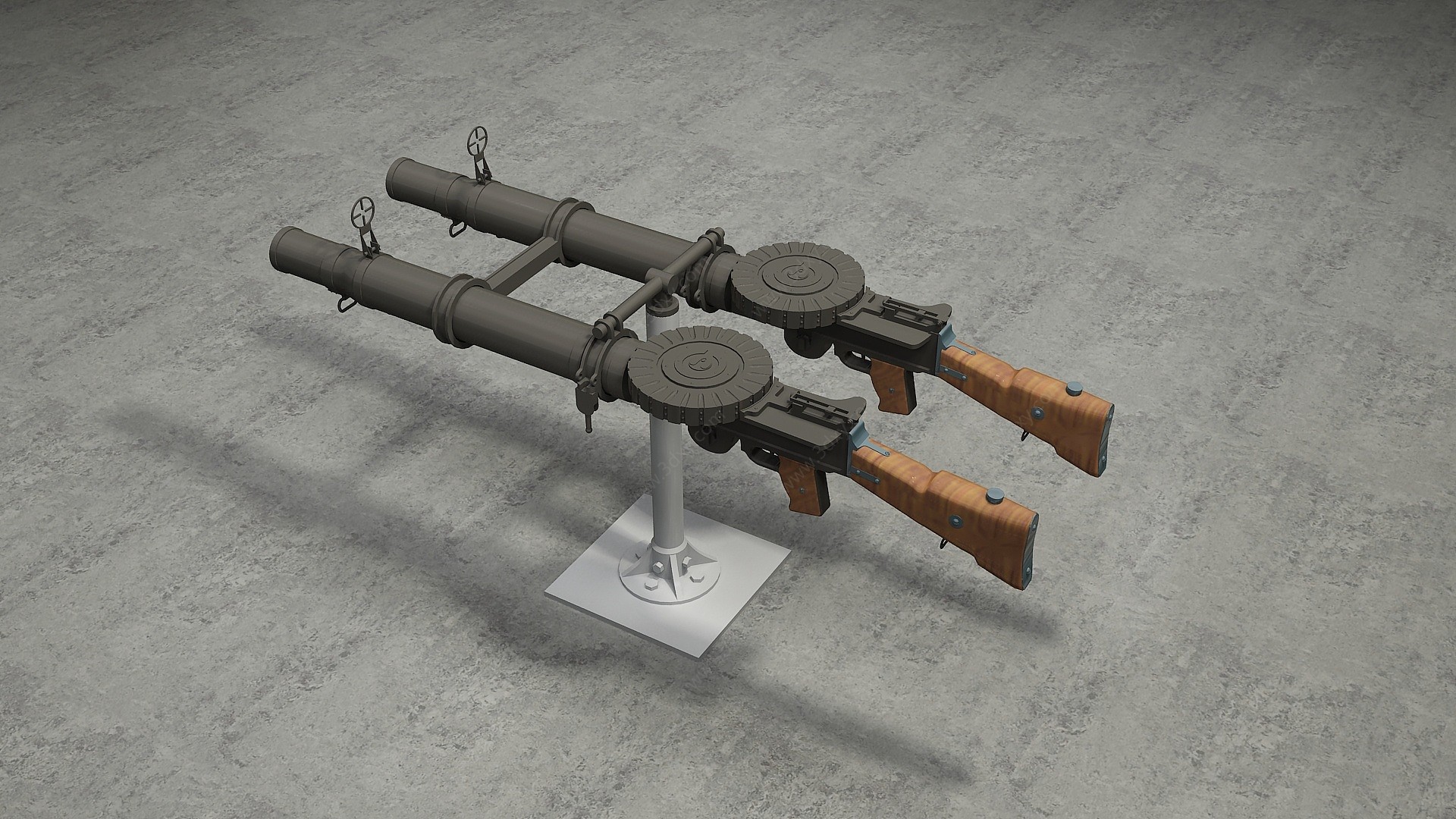 机枪3D模型