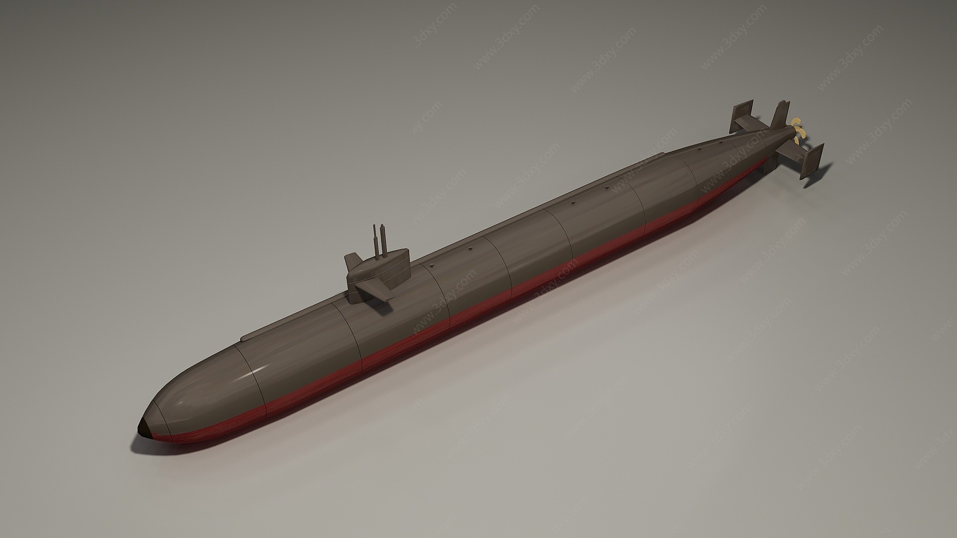 潜艇3D模型