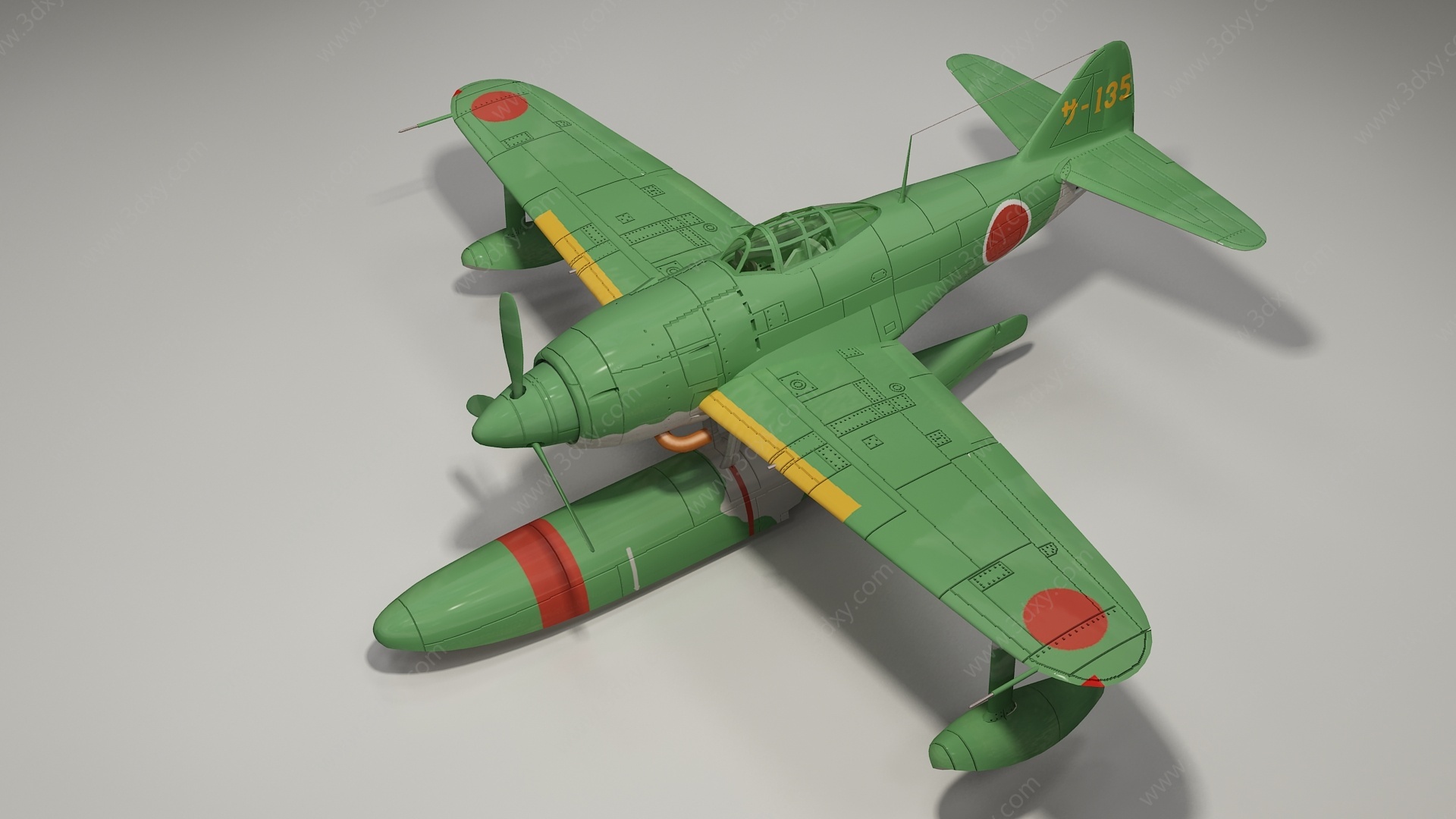 水上飞机3D模型