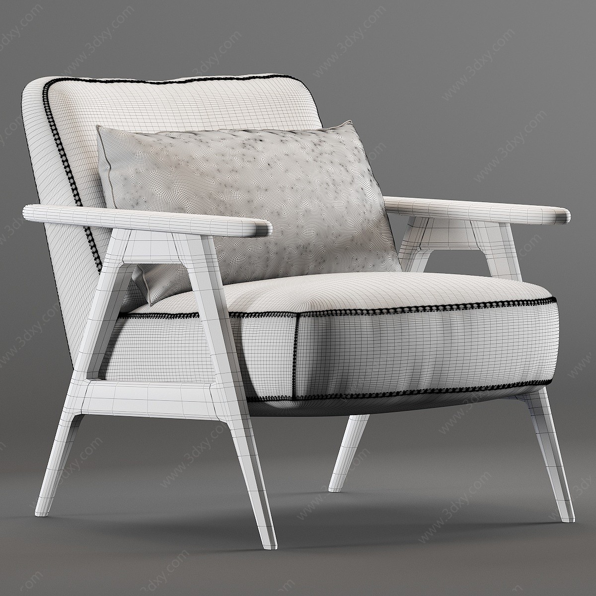 休闲椅单人沙发3D模型
