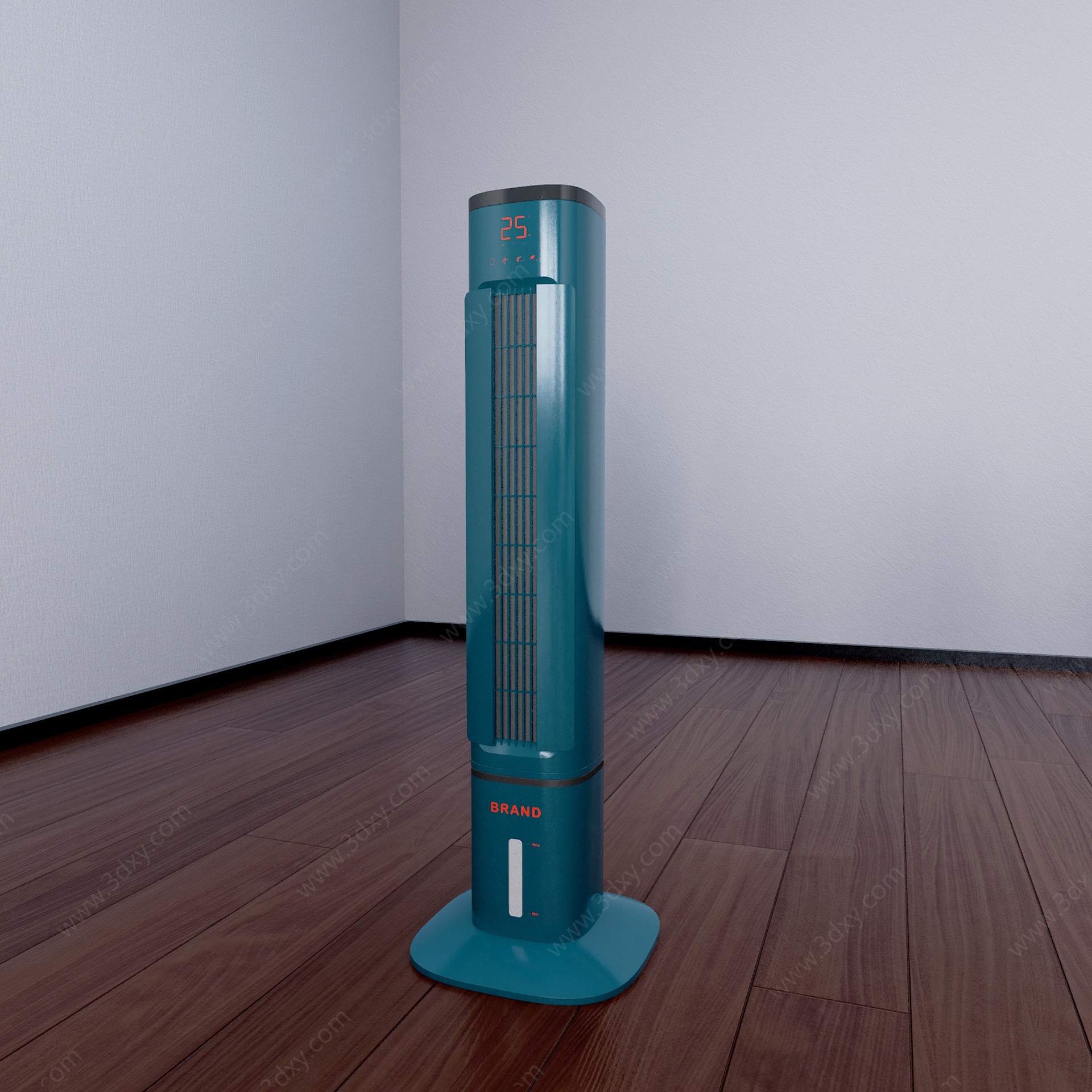现代电风扇塔扇3D模型